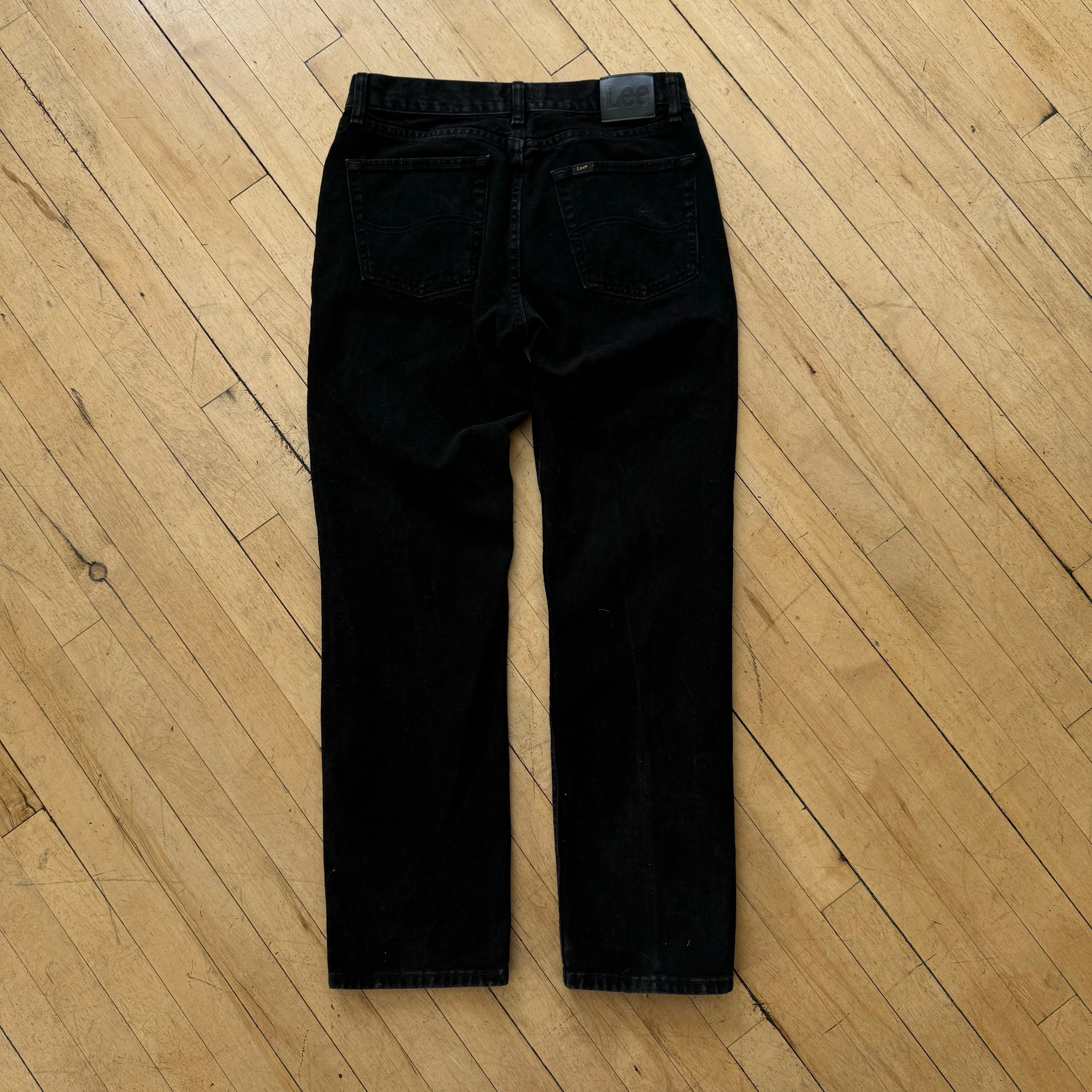 Black Lee Denim Jeans Sz 32x32