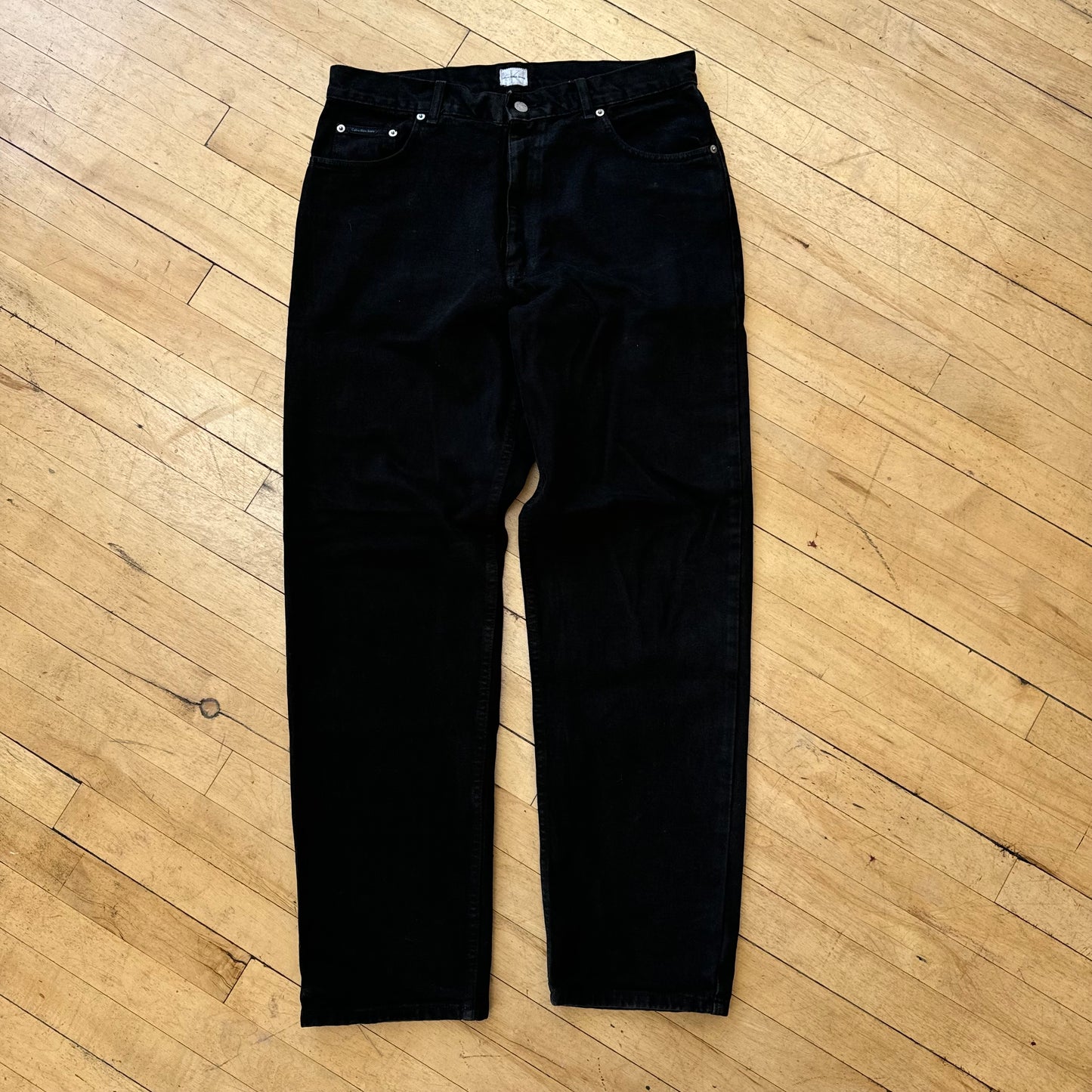 Y2K Black Calvin Klein Denim Jeans Sz 34