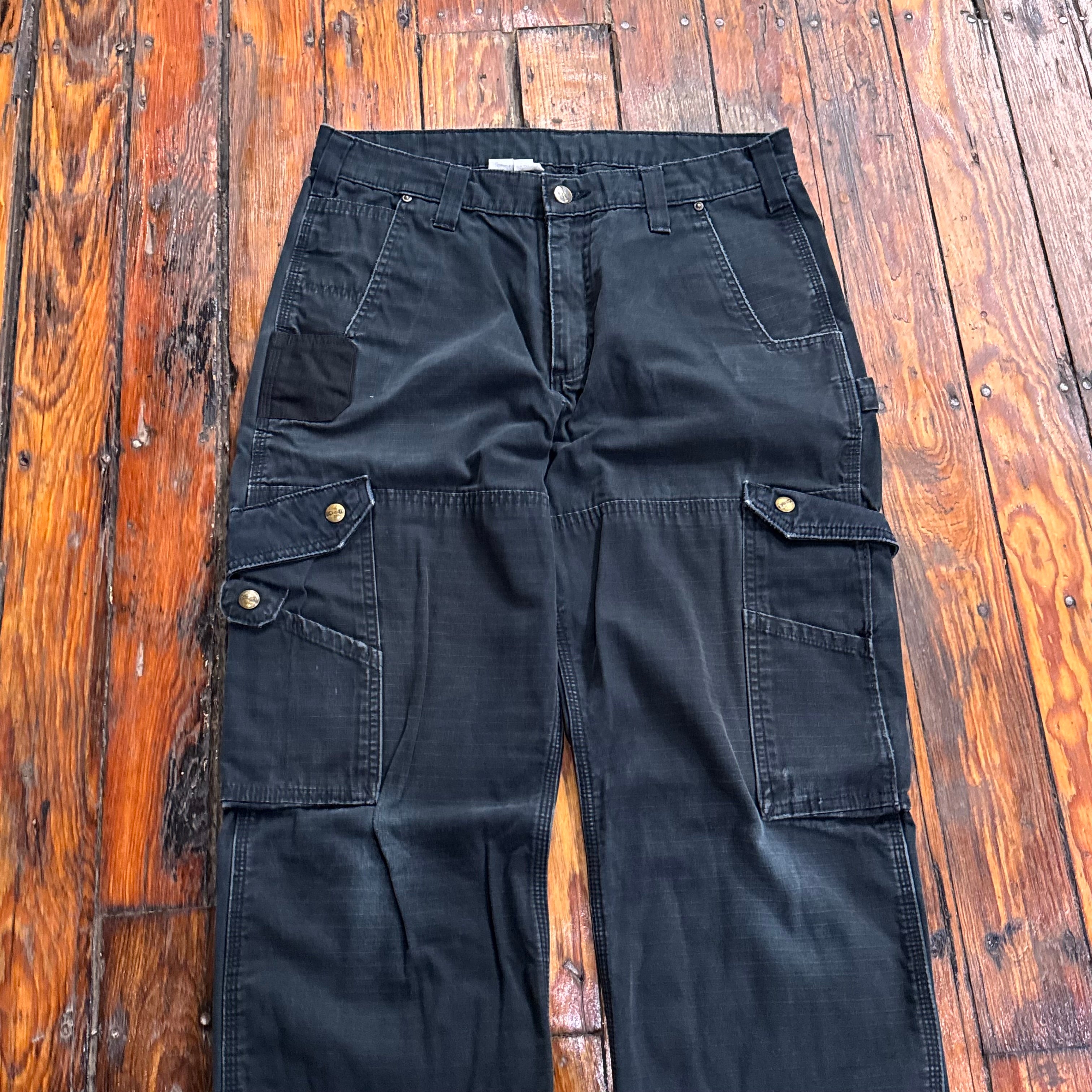Vintage Black Carhartt Double One Khaki Pants Sz 32x32