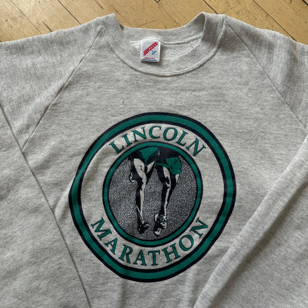 Vintage Lincoln Marathon CrewNeck Sz L