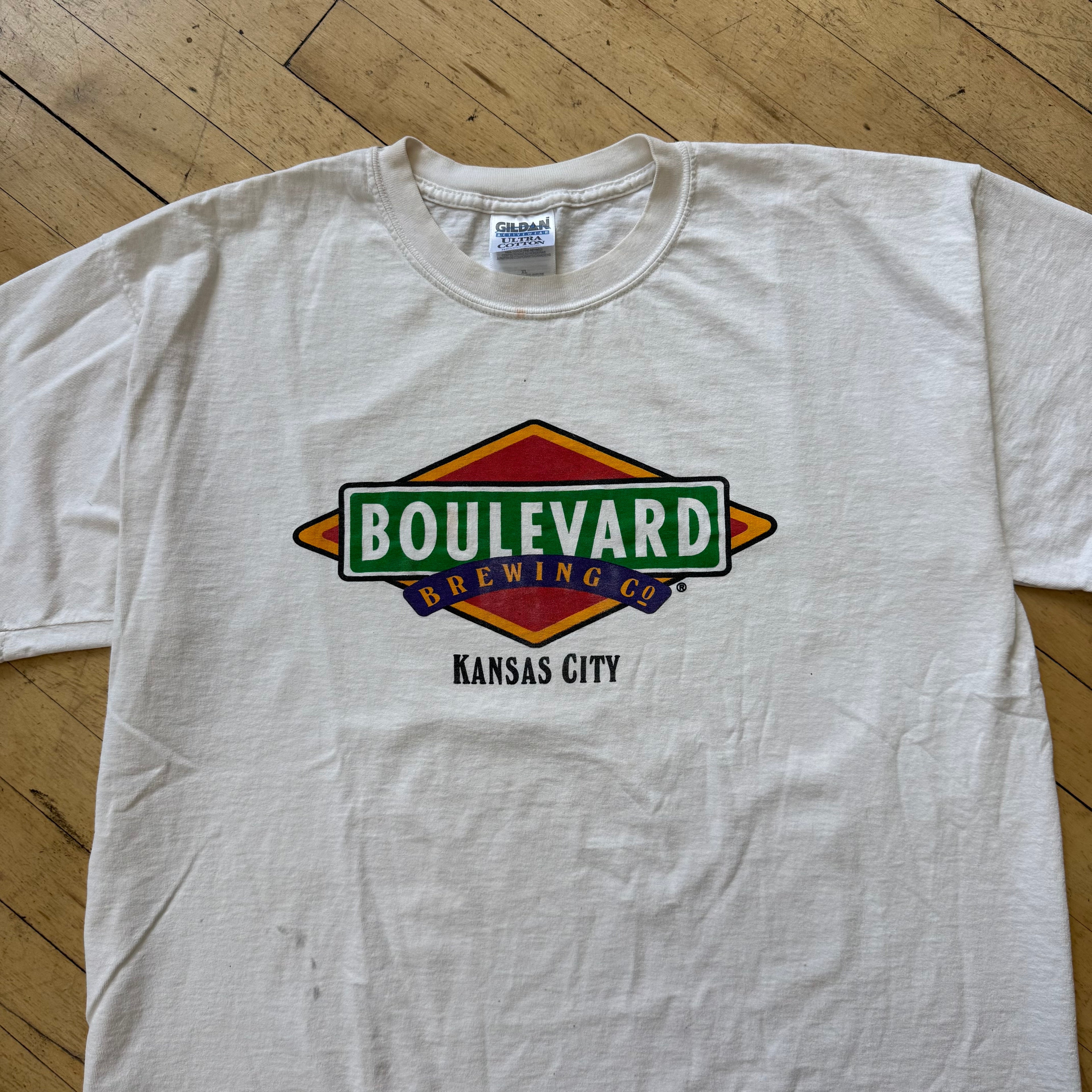 Vintage Boulevard Brewing Co Kansas City T-shirt Sz XL