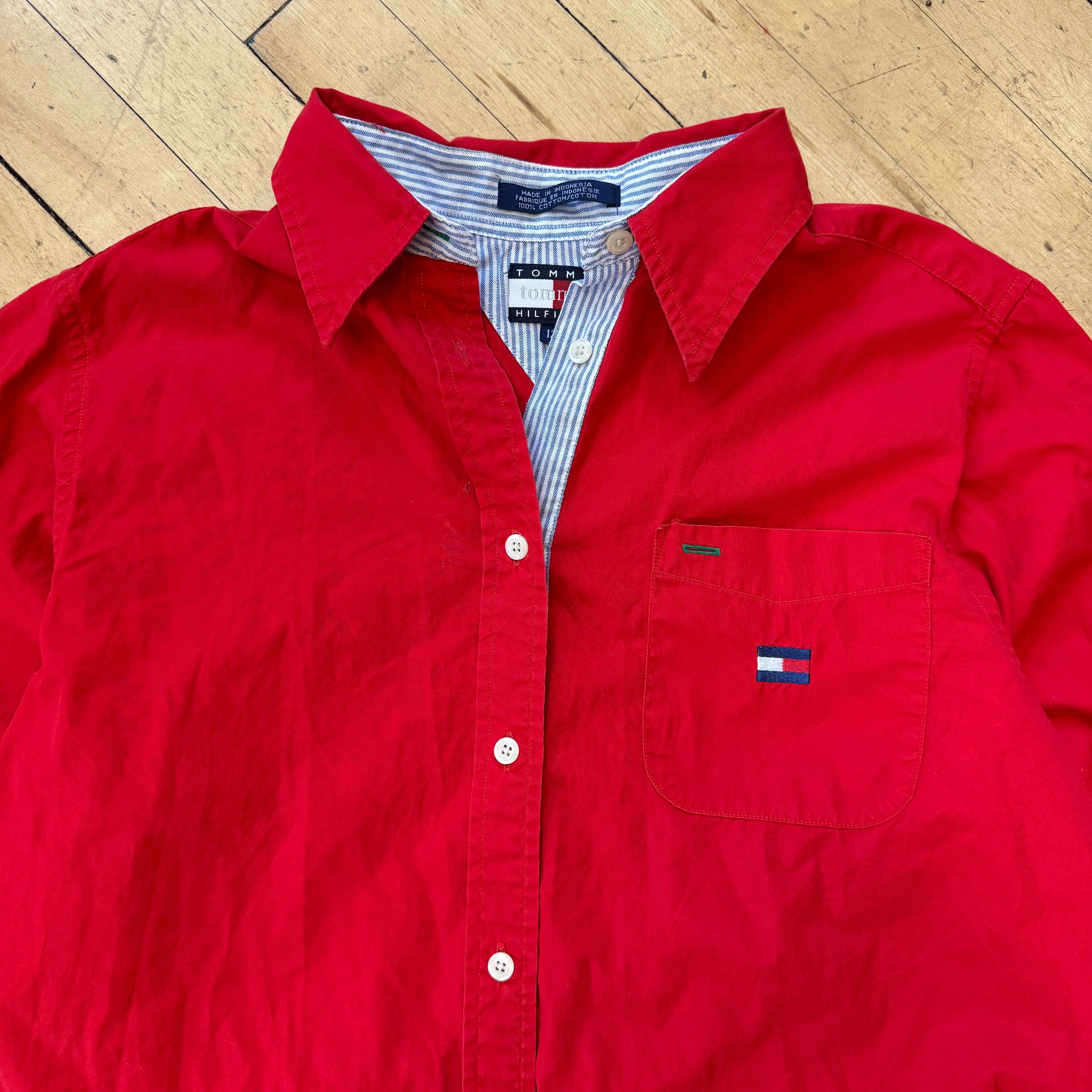 Vintage Tommy Hilfiger Button Up Shirt Sz S