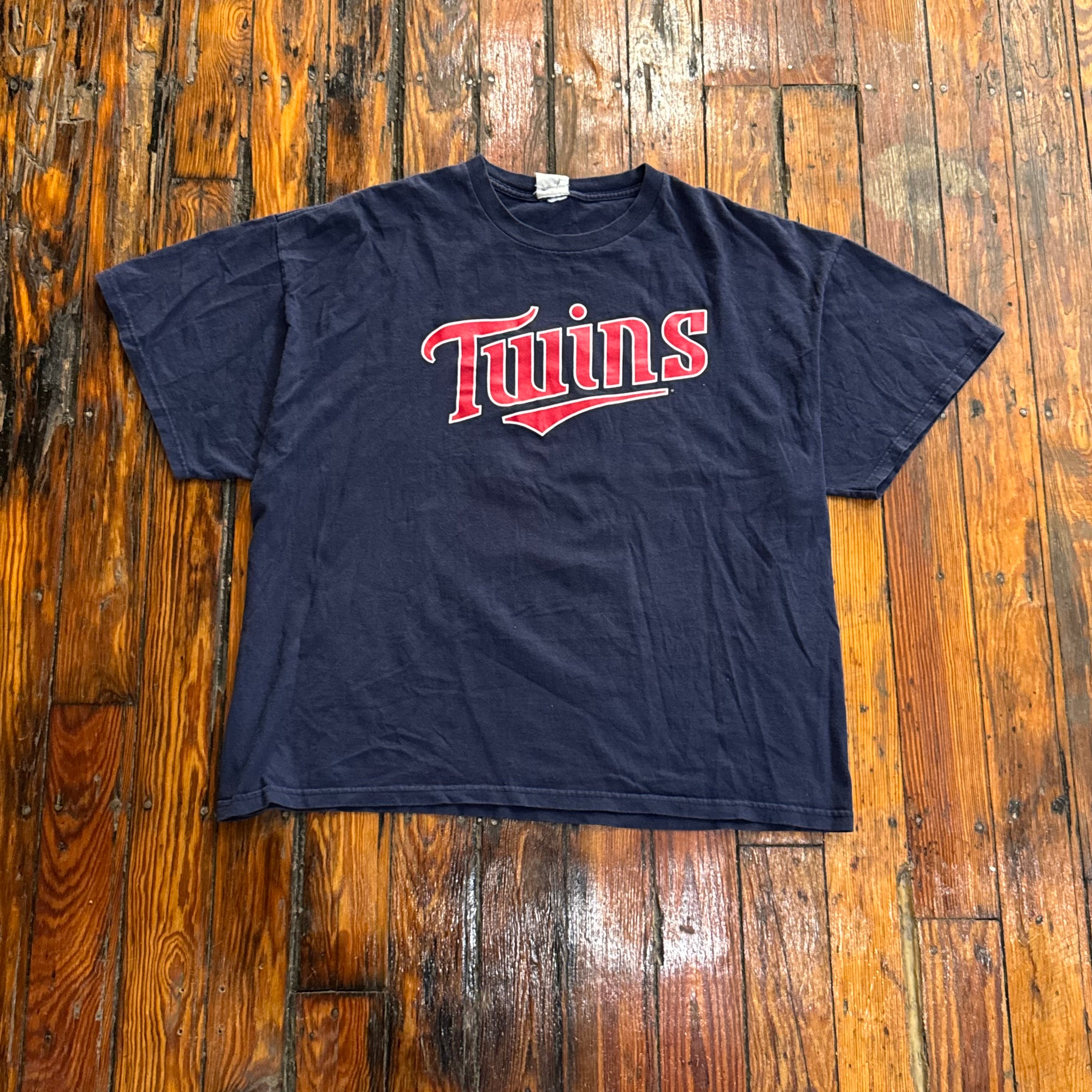 Vintage Twins Punto Jersey T-shirt Sz XXL