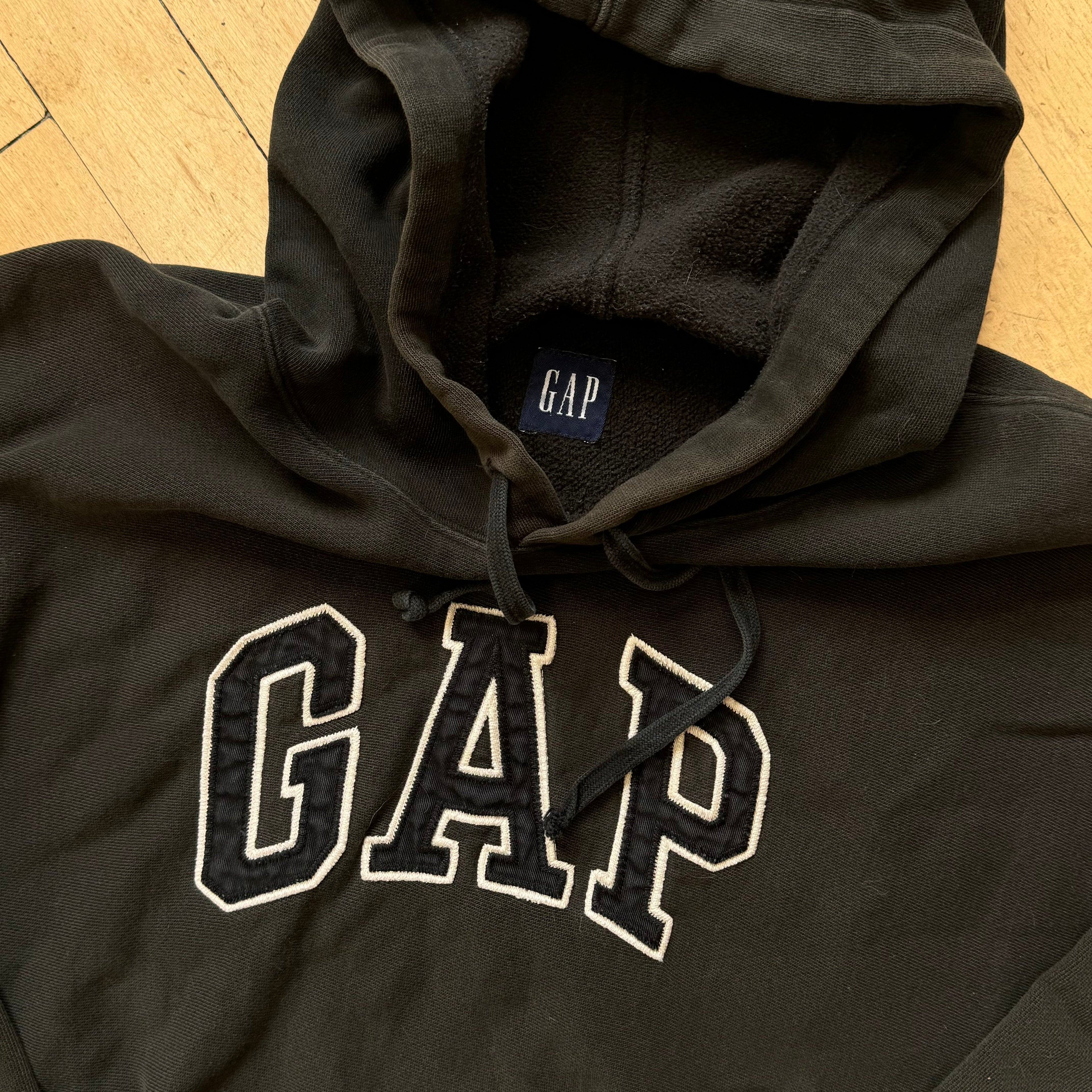 Vintage Gap SpellOut Hoodie Sz L