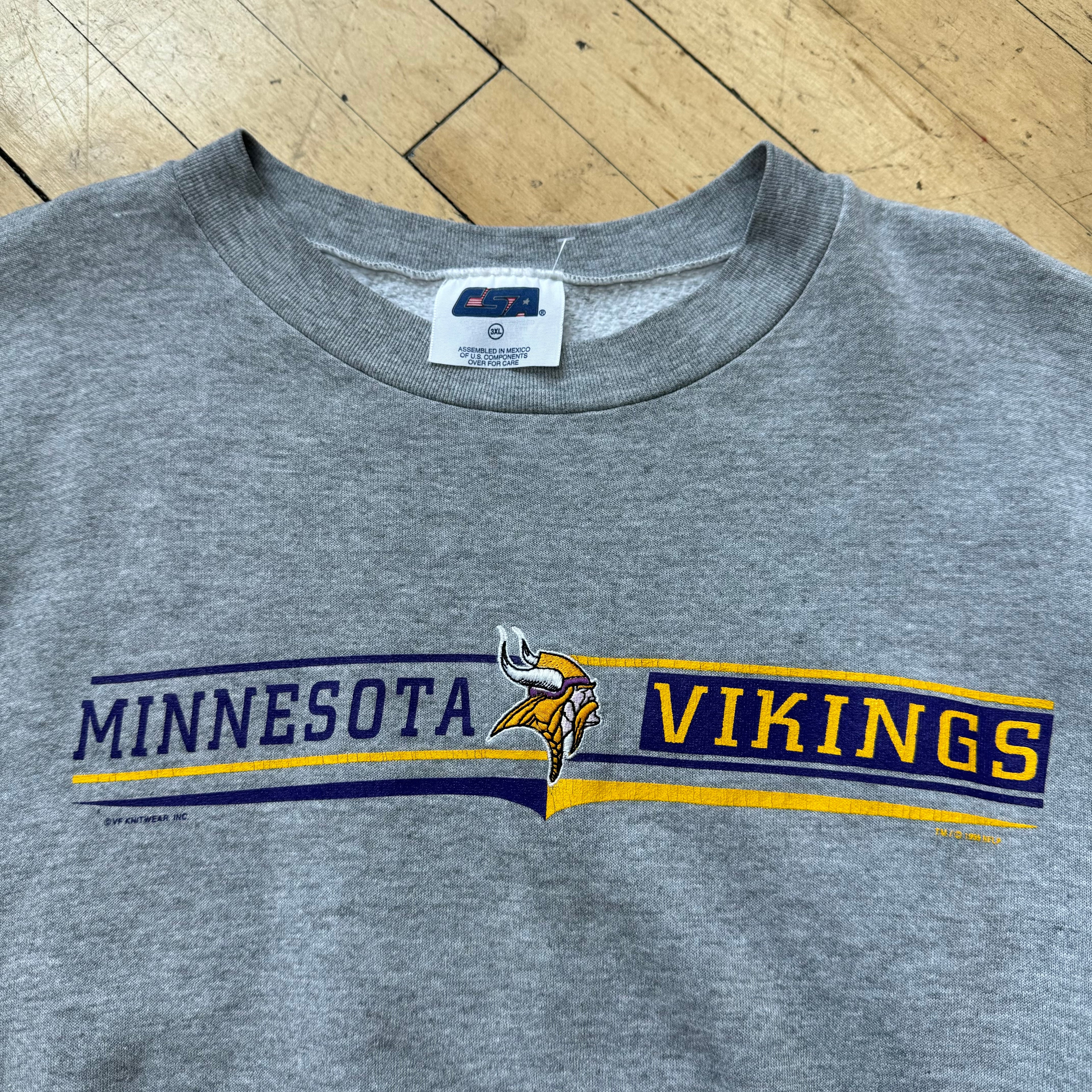 Vintage Minnesota Vikings CrewNeck Sz XXL