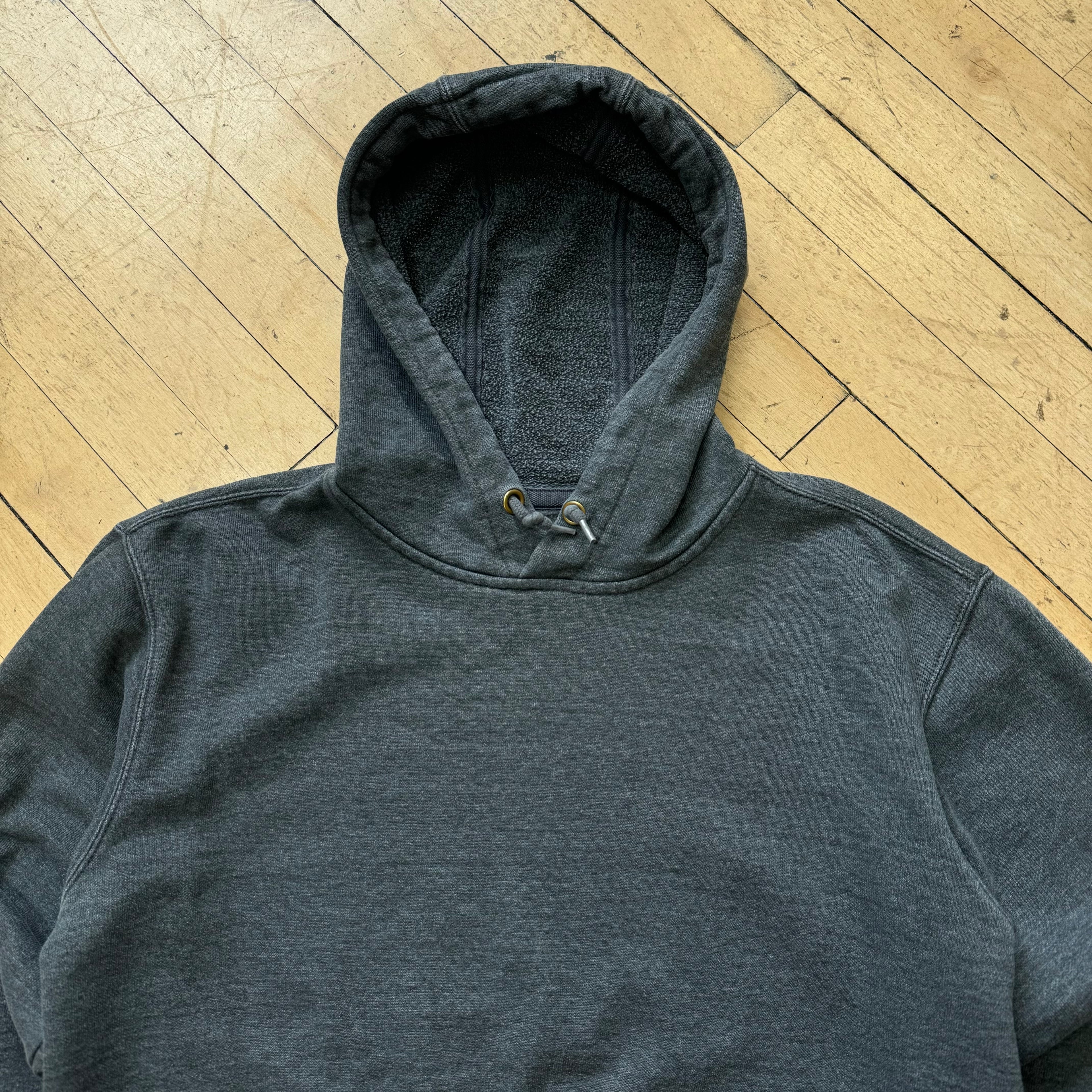 Blank Carhartt Gray Hoodie Sz S