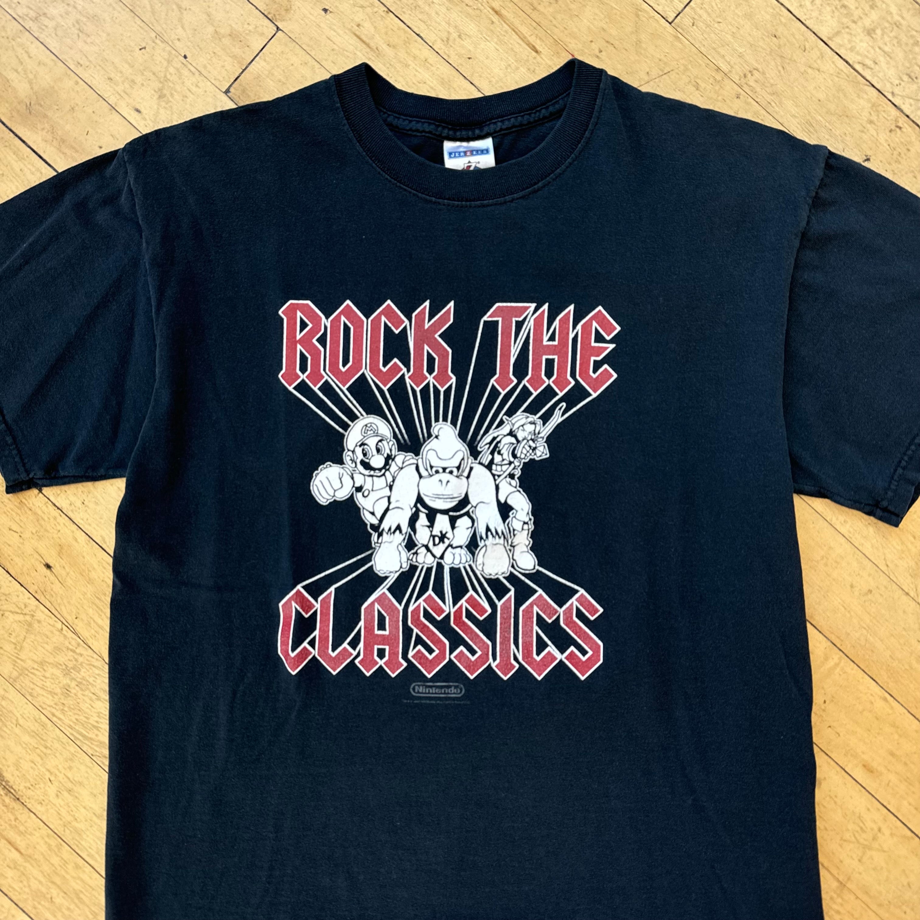 Vintage Nintendo Rock the Classics T-shirt Sz M