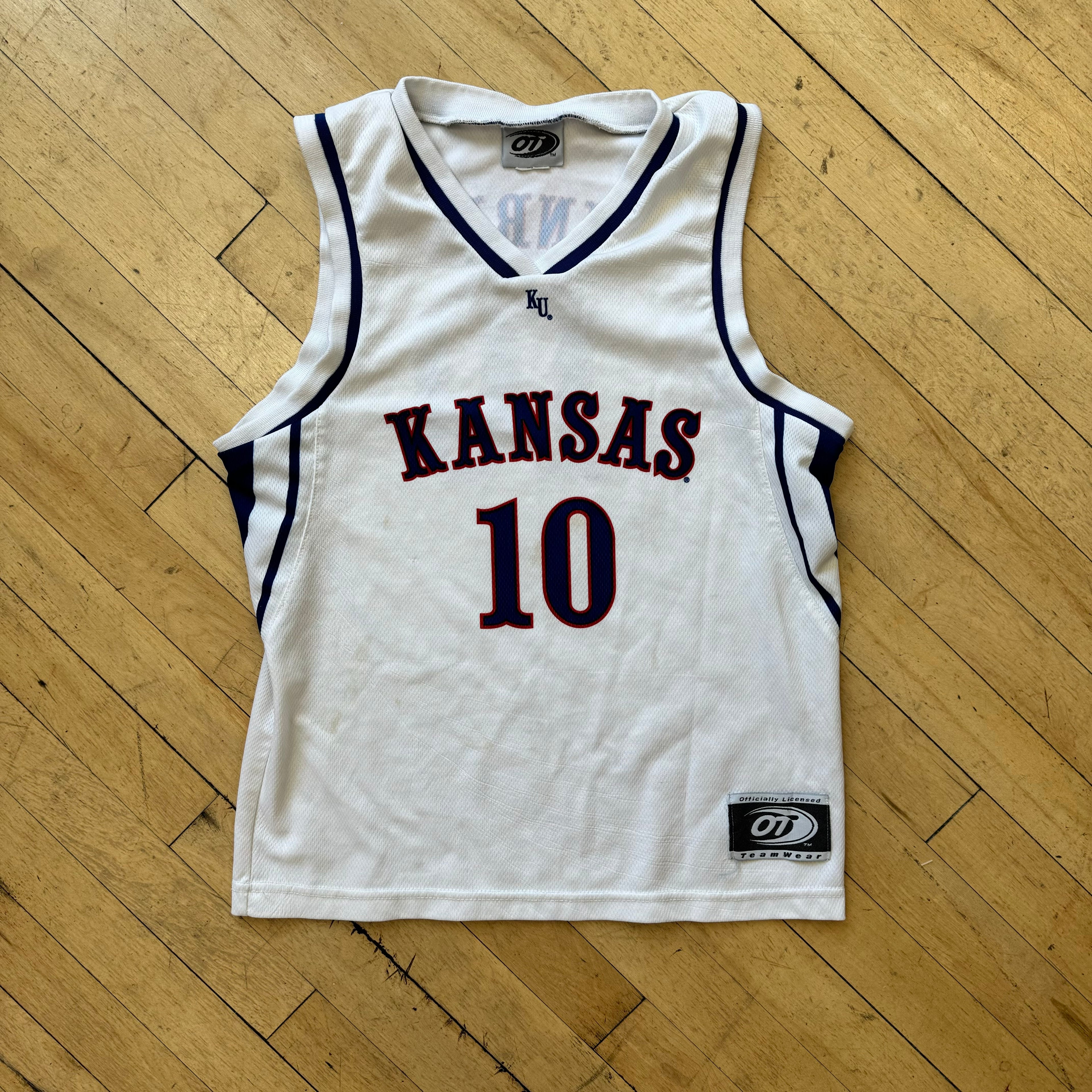 Vintage Kansas Jayhawks “Hinrich” Jersey Sz YTH S