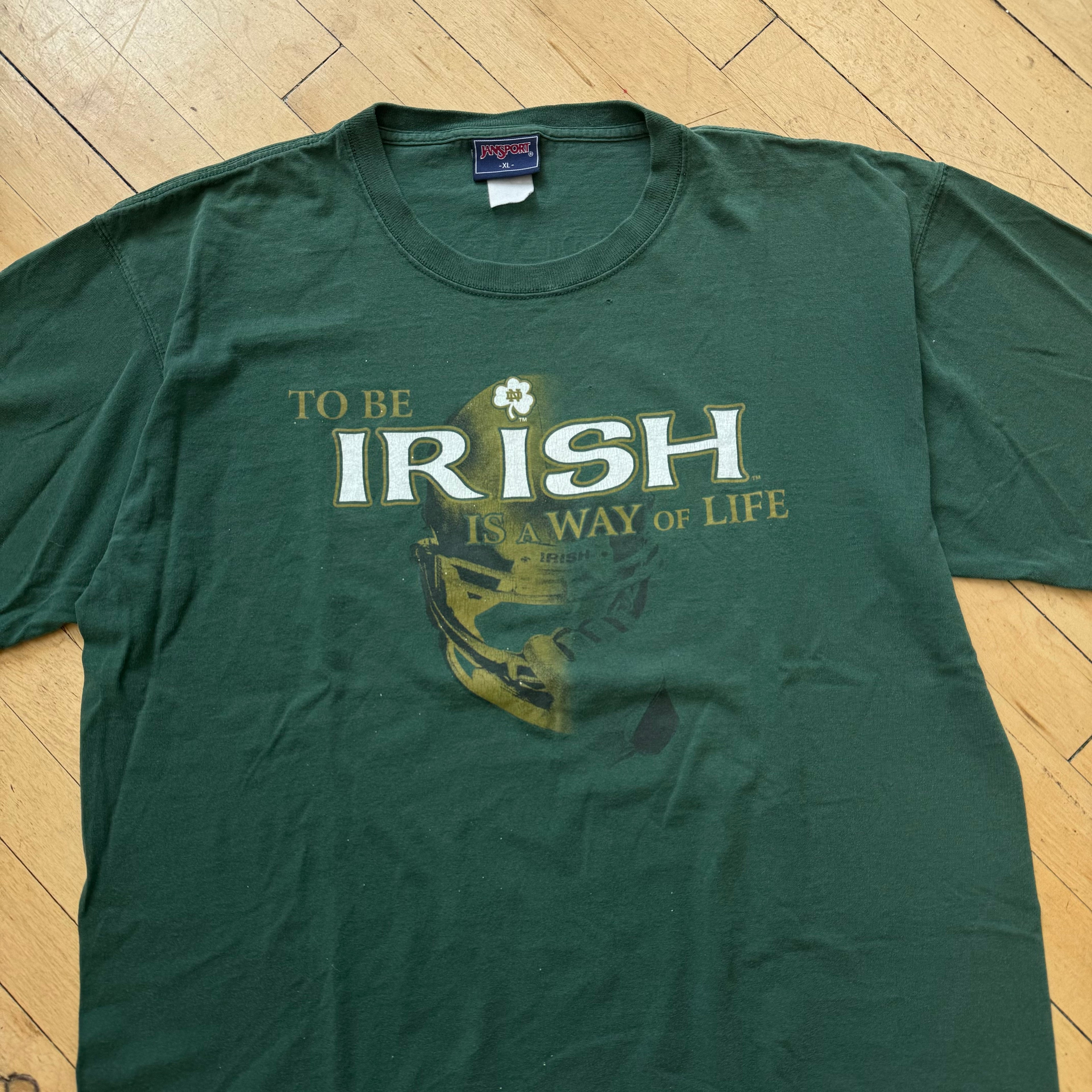 Vintage Thrashed Notre Dame T-shirt Sz XL