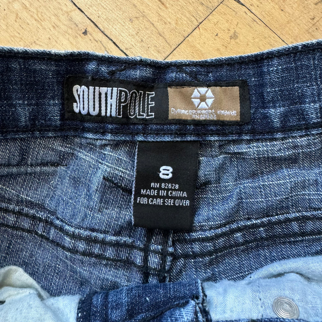 Y2K South Pole Denim Jean Shorts Sz 8