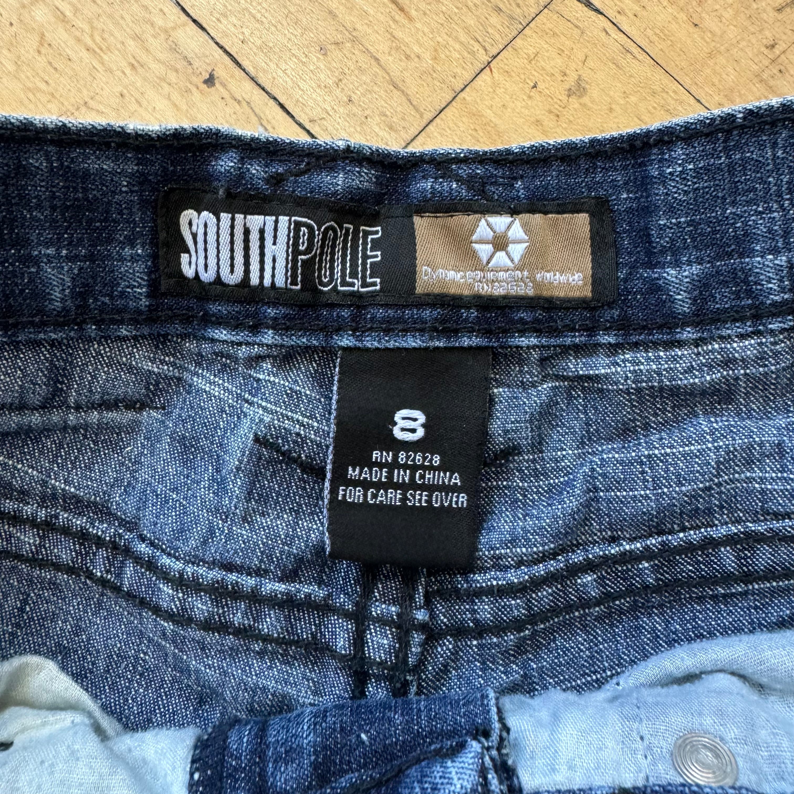 Y2K South Pole Denim Jean Shorts Sz 8