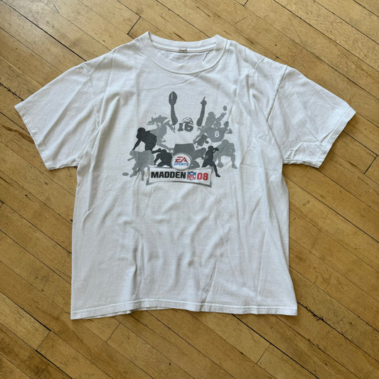 Y2K EA Sports Madden 08 T-shirt Sz L