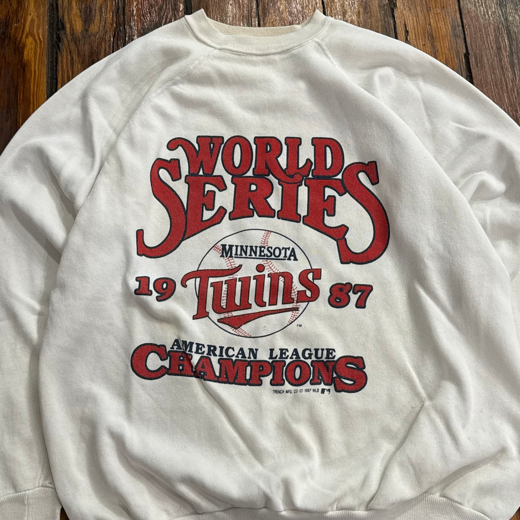 Vintage Minnesota Twins ‘87 World Series Crewneck Sz L