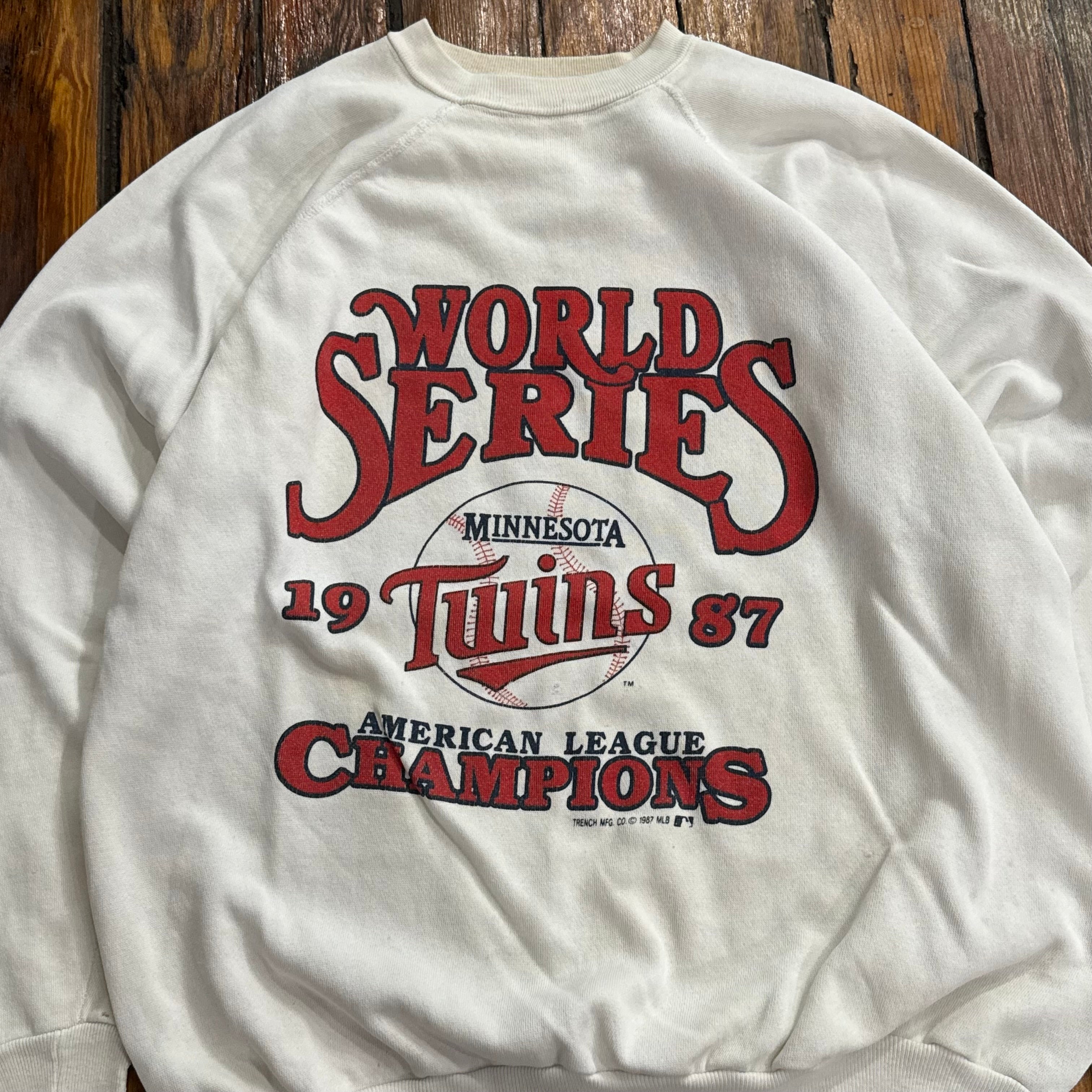 Vintage Minnesota Twins ‘87 World Series Crewneck Sz L