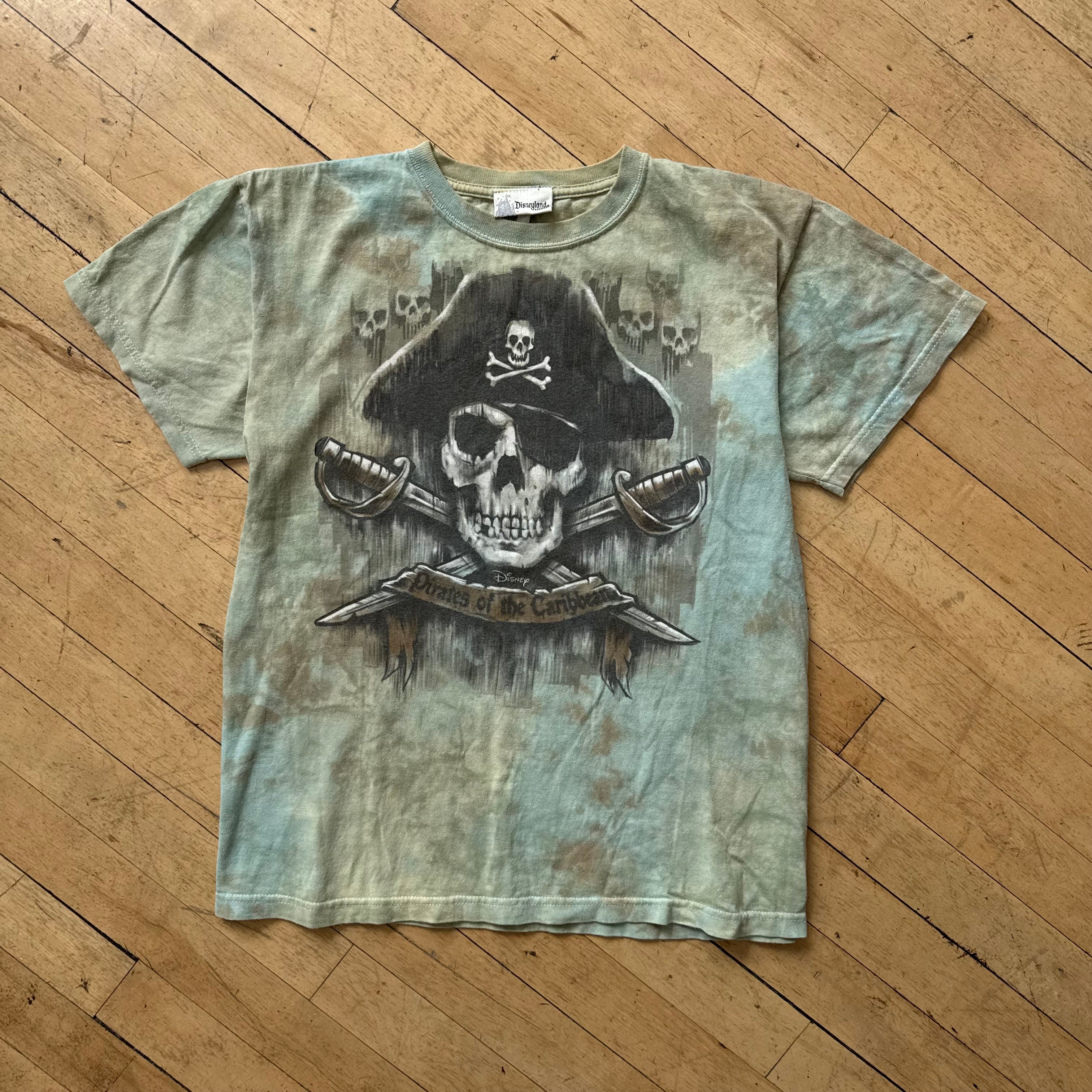 Vintage Pirates of the Caribbean Disney T-shirt Sz S