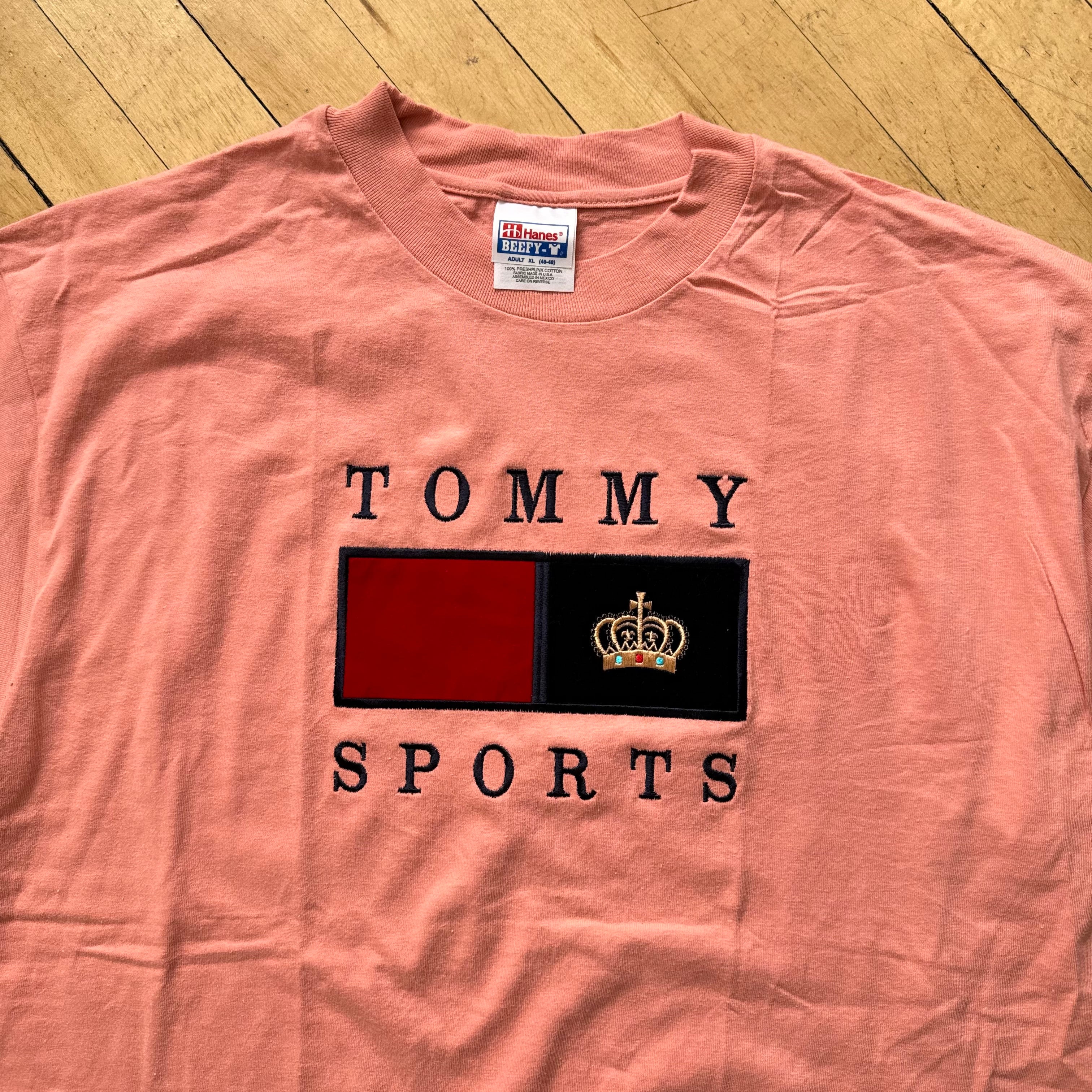 Vintage Bootleg Tommy Sports T-shirt Sz XL