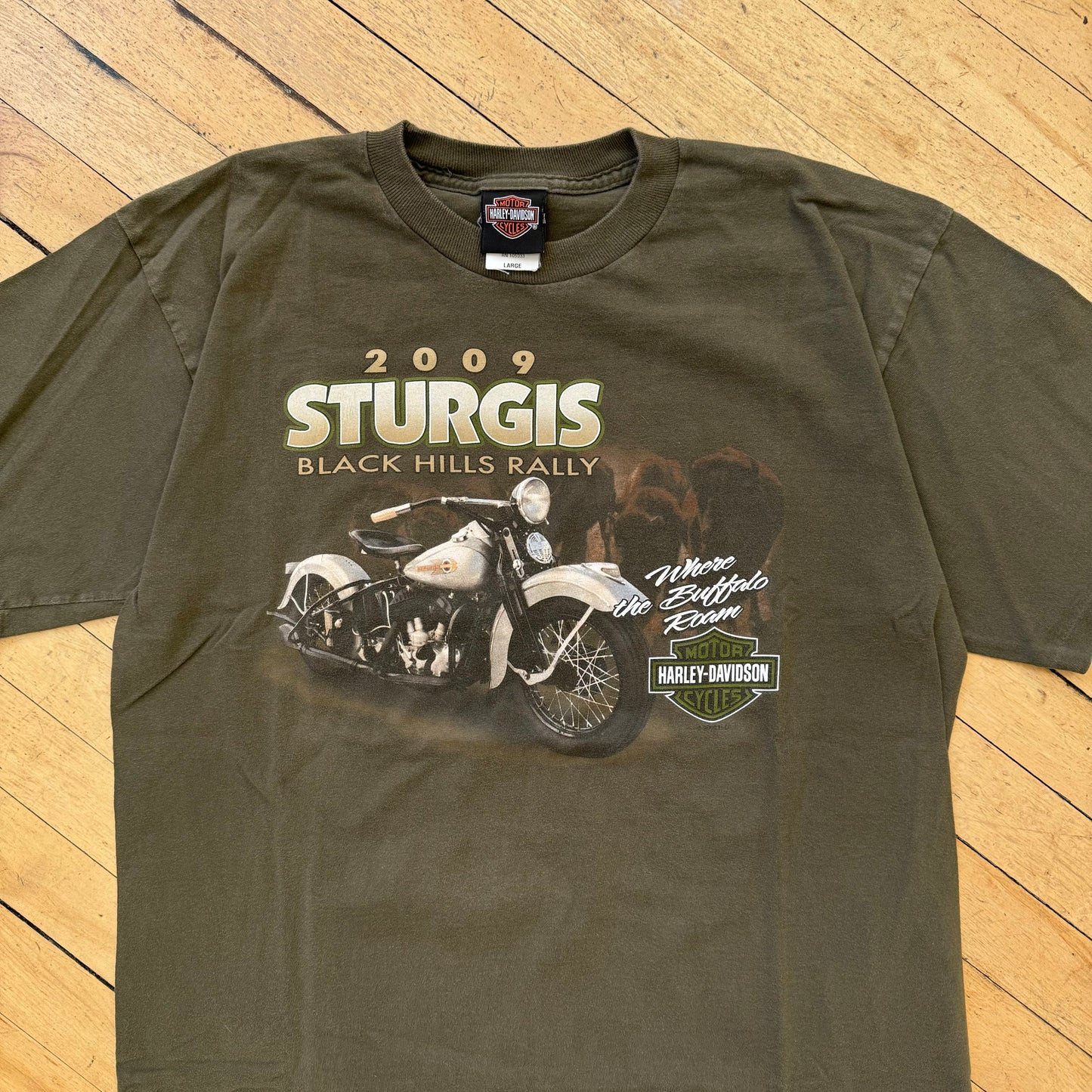 Harley Davidson Sturgis Rally T-shirt Sz L