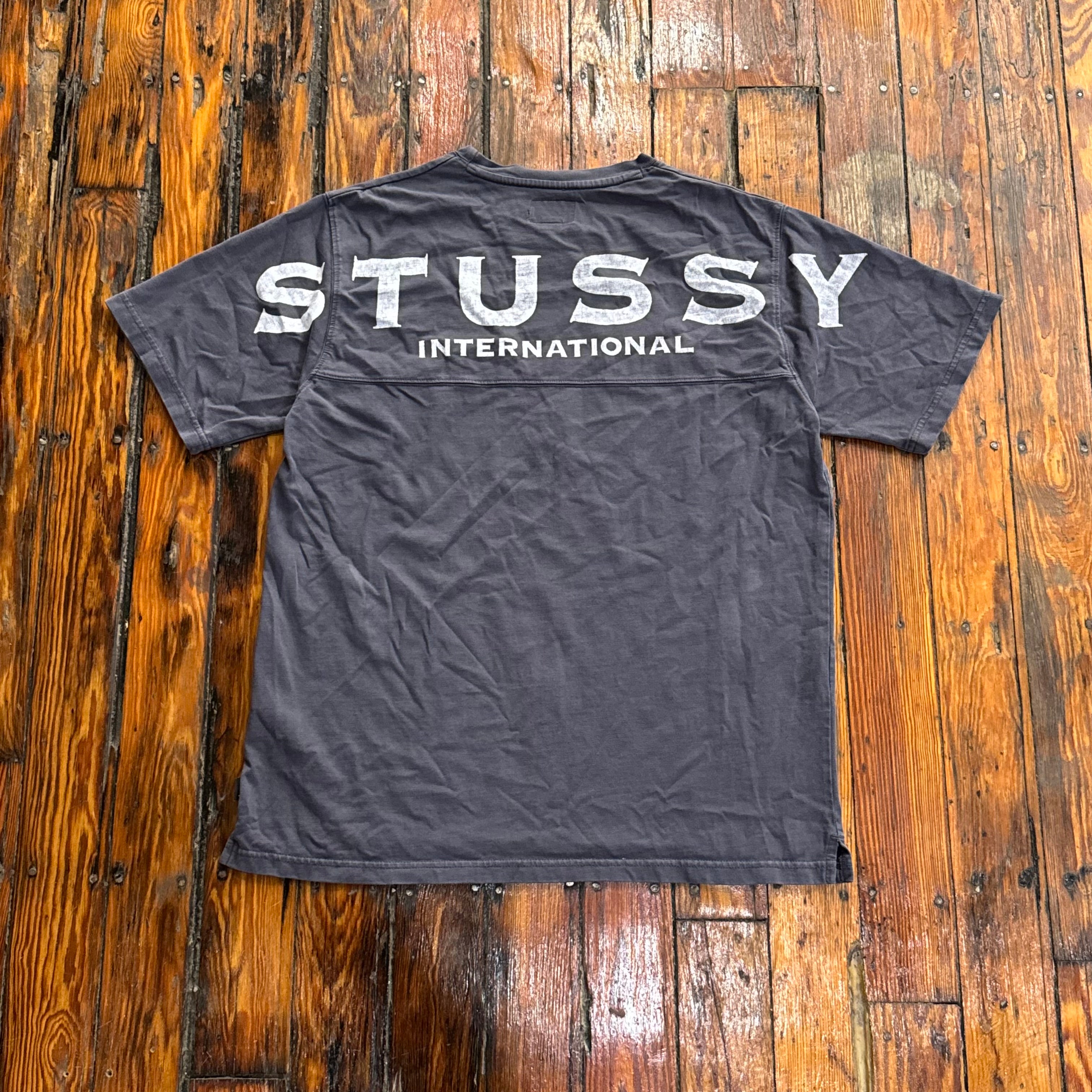 Stussy International SpellOut T-shirt Sz L