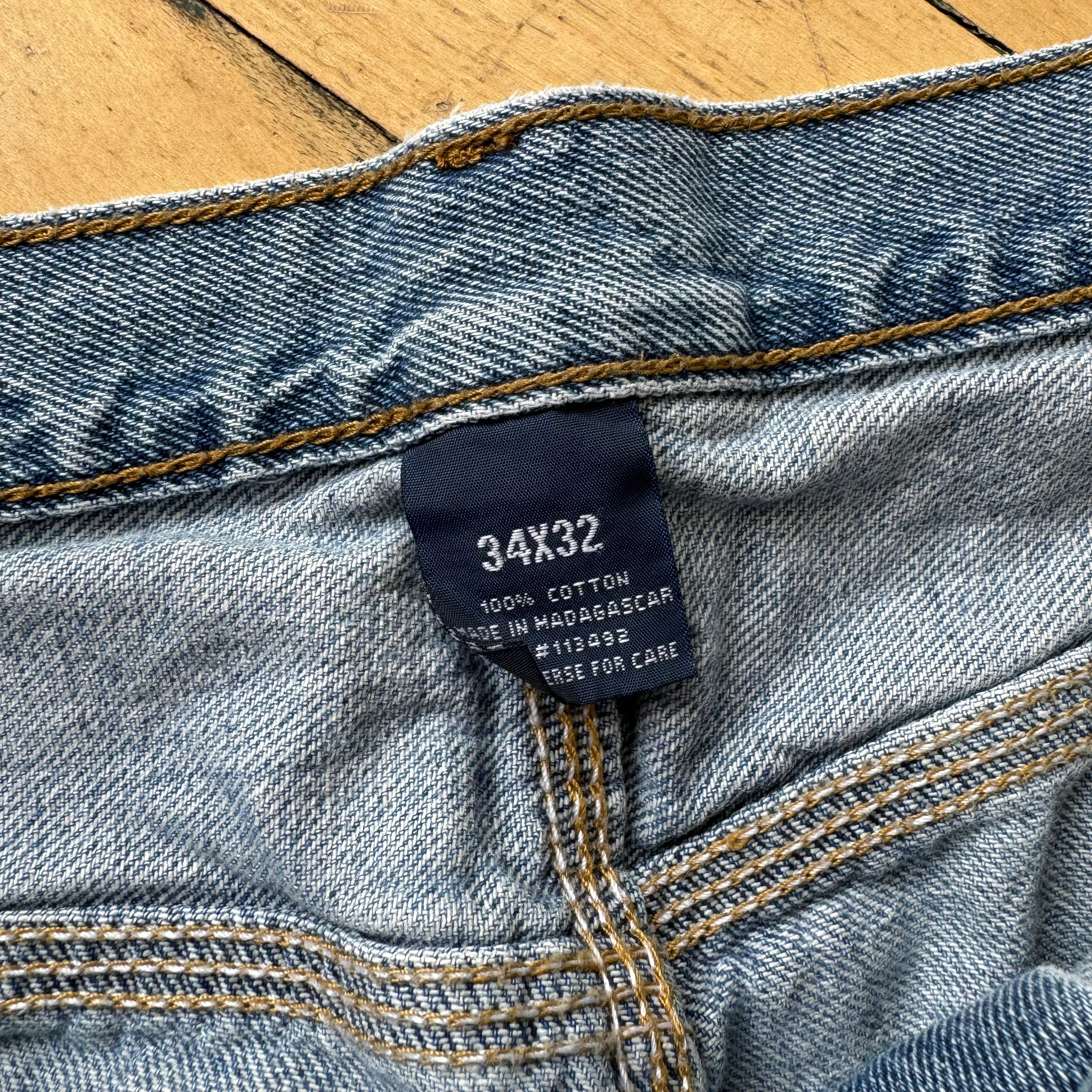 Vintage Baggy Carpenter Denim Jeans Sz 34x32