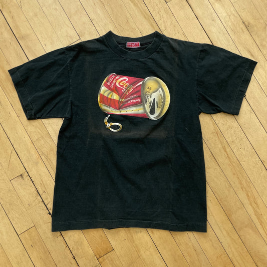 90s Crushed Coca-Cola Don’t Litter T-shirt Sz S