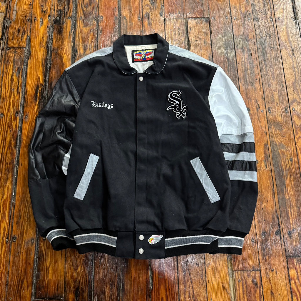Vintage Jeff Hamilton White Sox Jacket Sz L