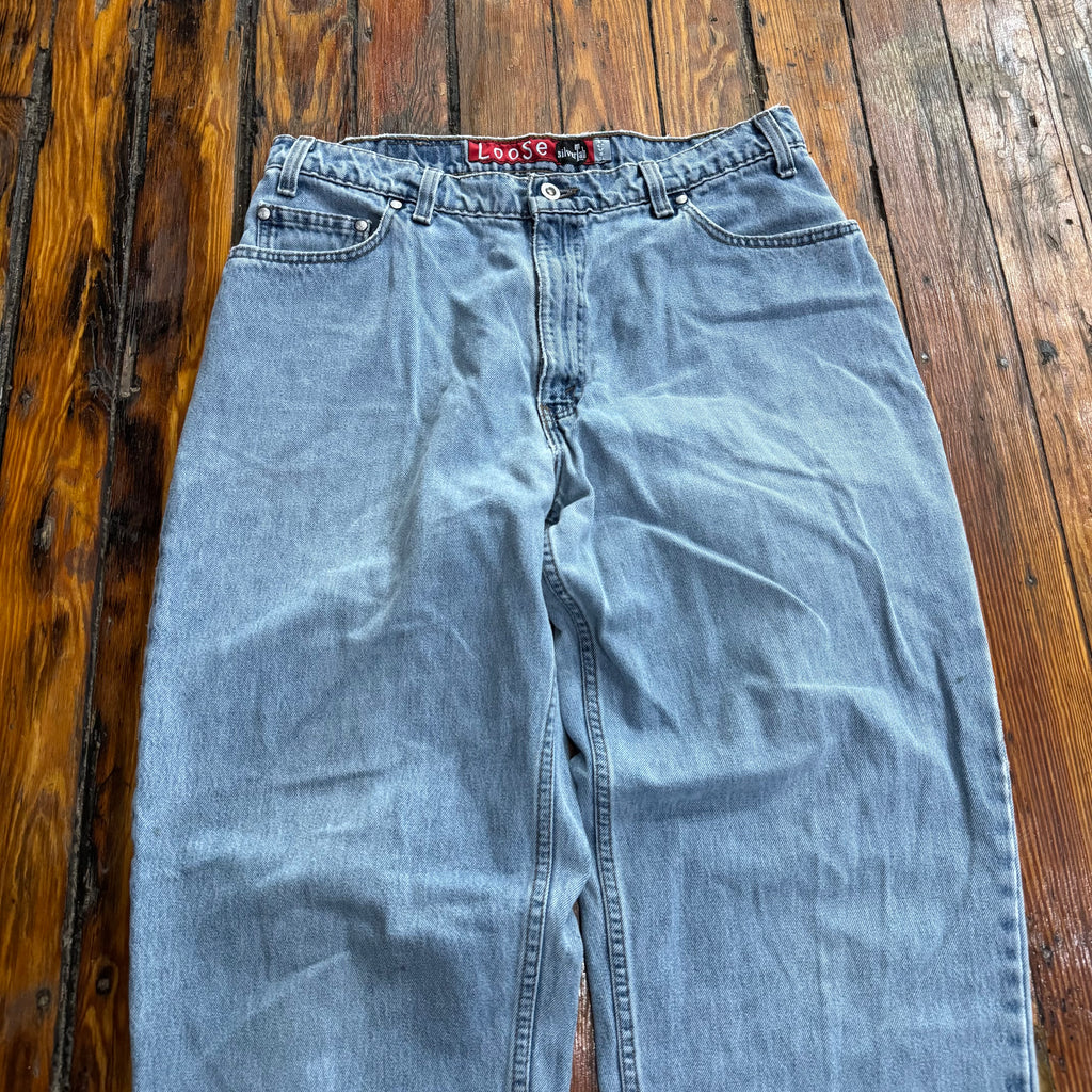 Vintage SilverTab Loose Denim Jeans Sz 36x30