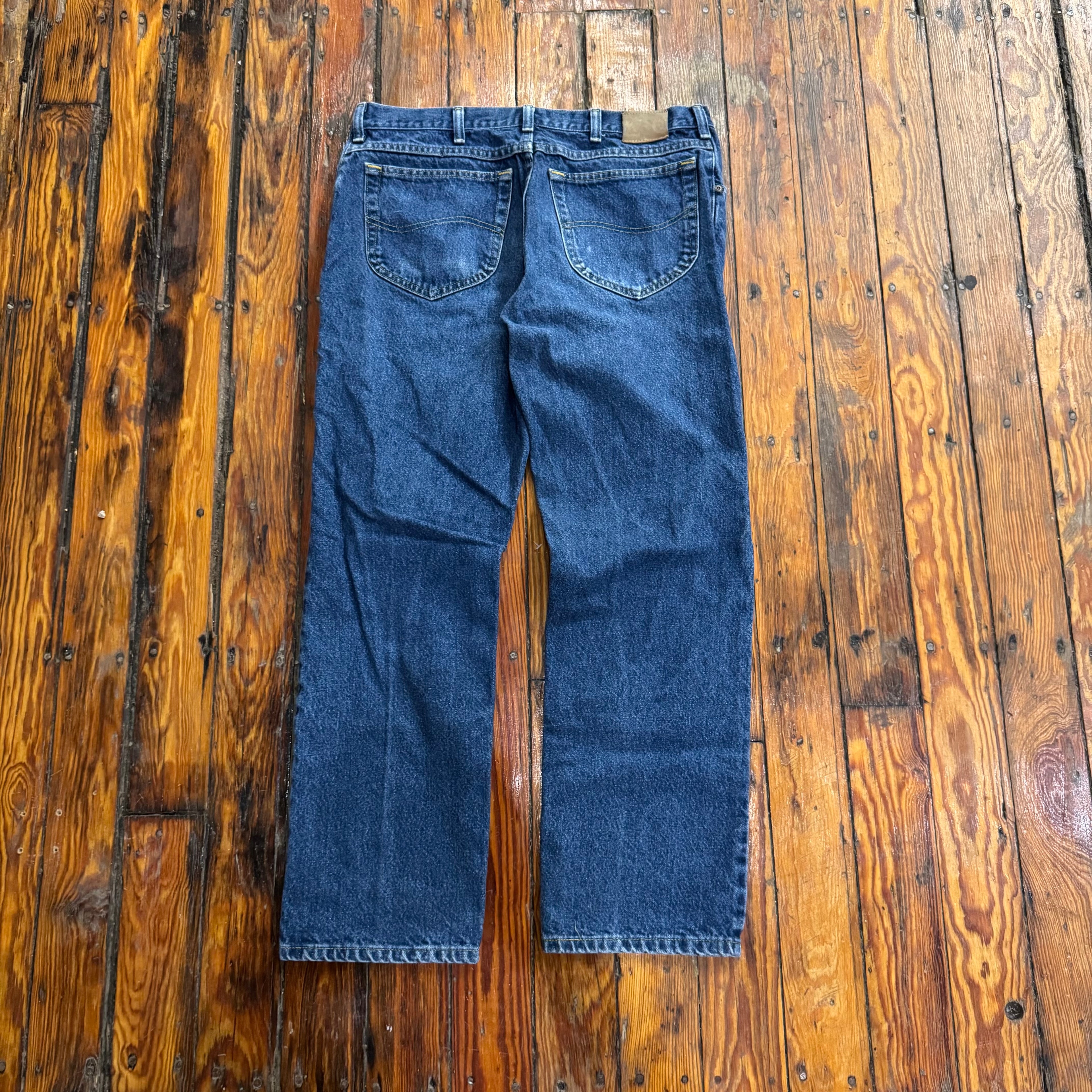 Vintage Dark Wash Lee Denim Jeans Sz 36x30