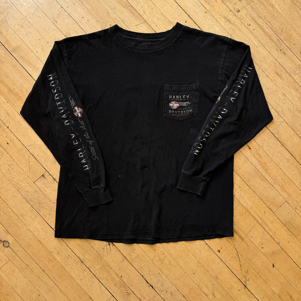 Vintage Harley Davidson L/S T-shirt Sz XL