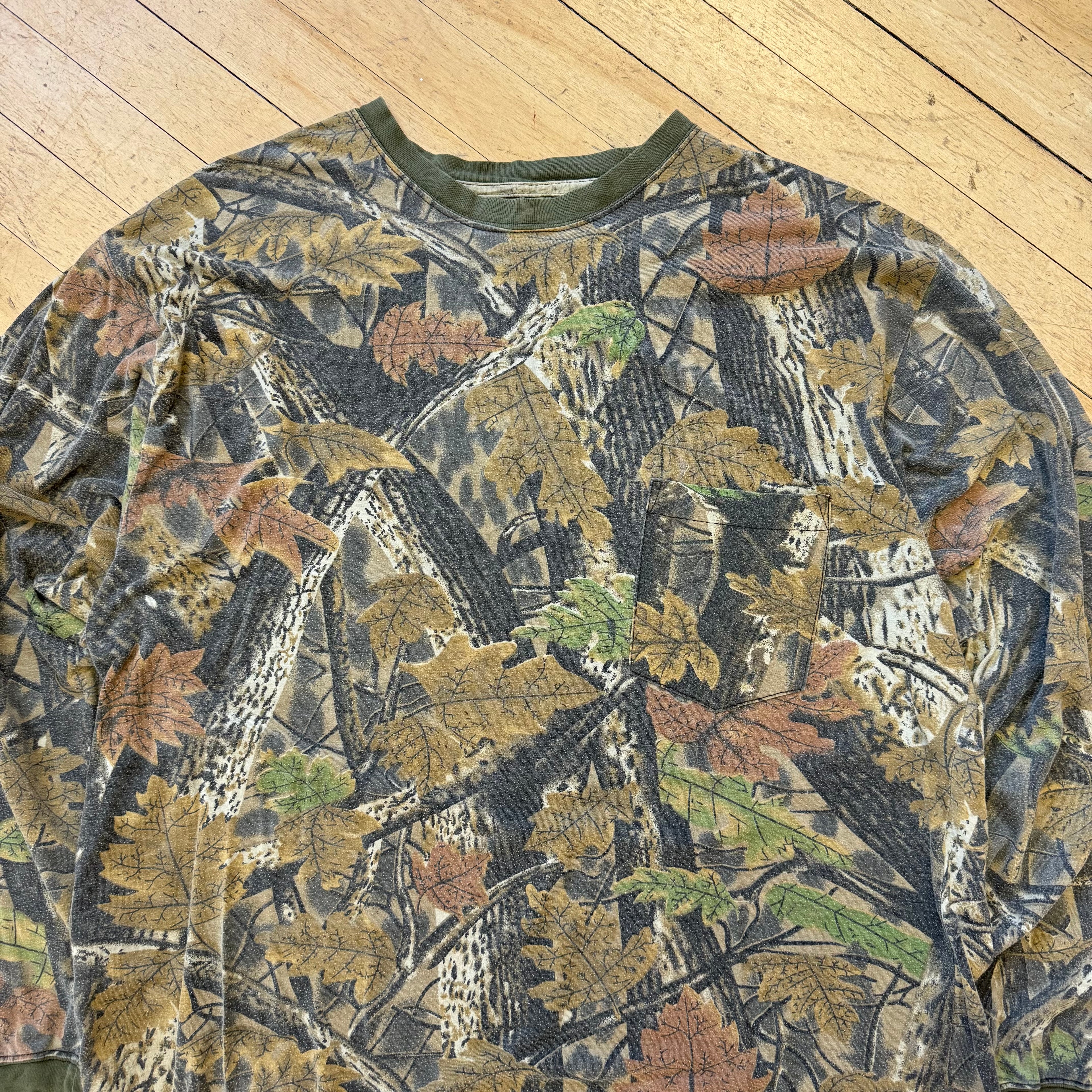 Vintage Master Sportsman Camo Long Sleeve T-shirt Sz XXL