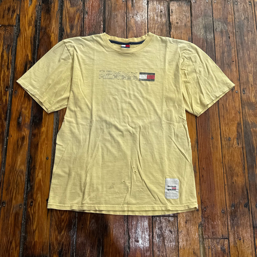 Vintage Thrashed Tommy Hilfiger T-shirt Sz L