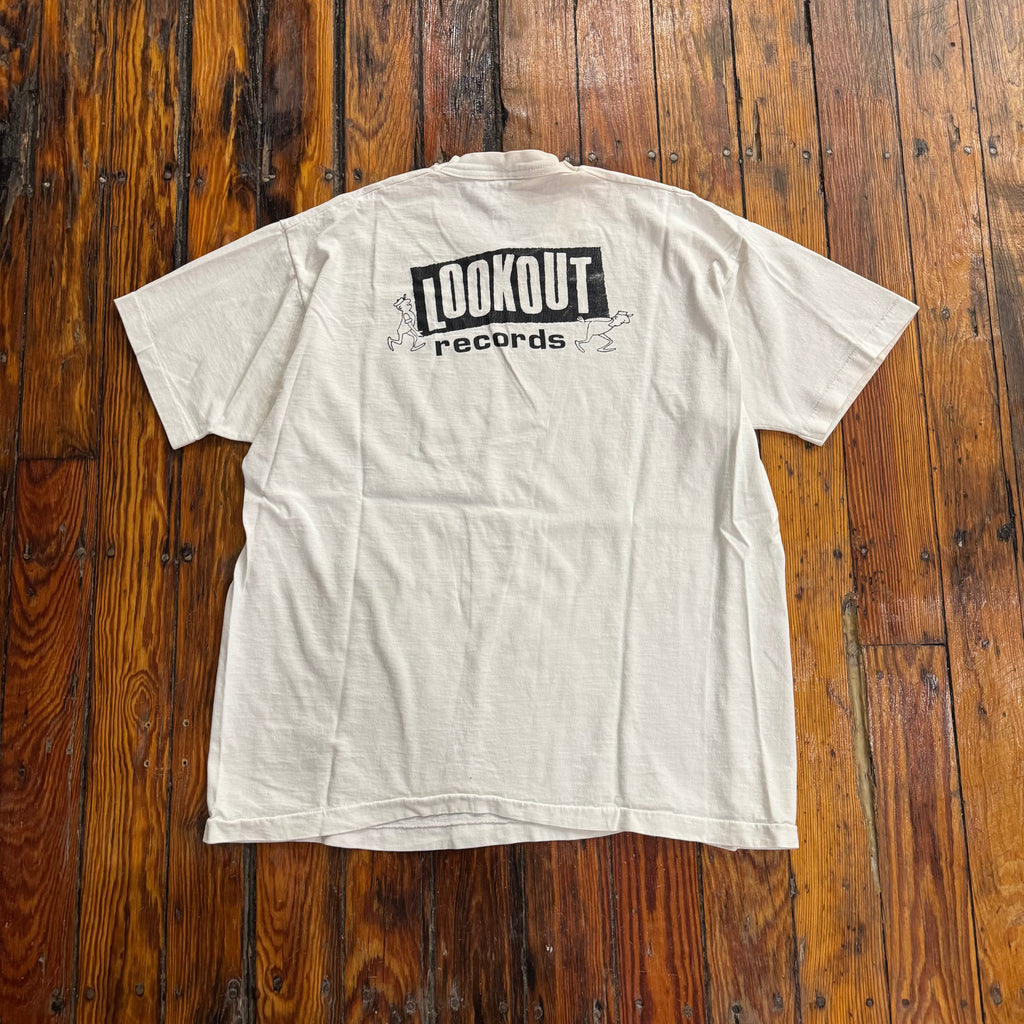 Groovie Ghoulies Lookout Records Alien World Contact Day T-shirt Sz L