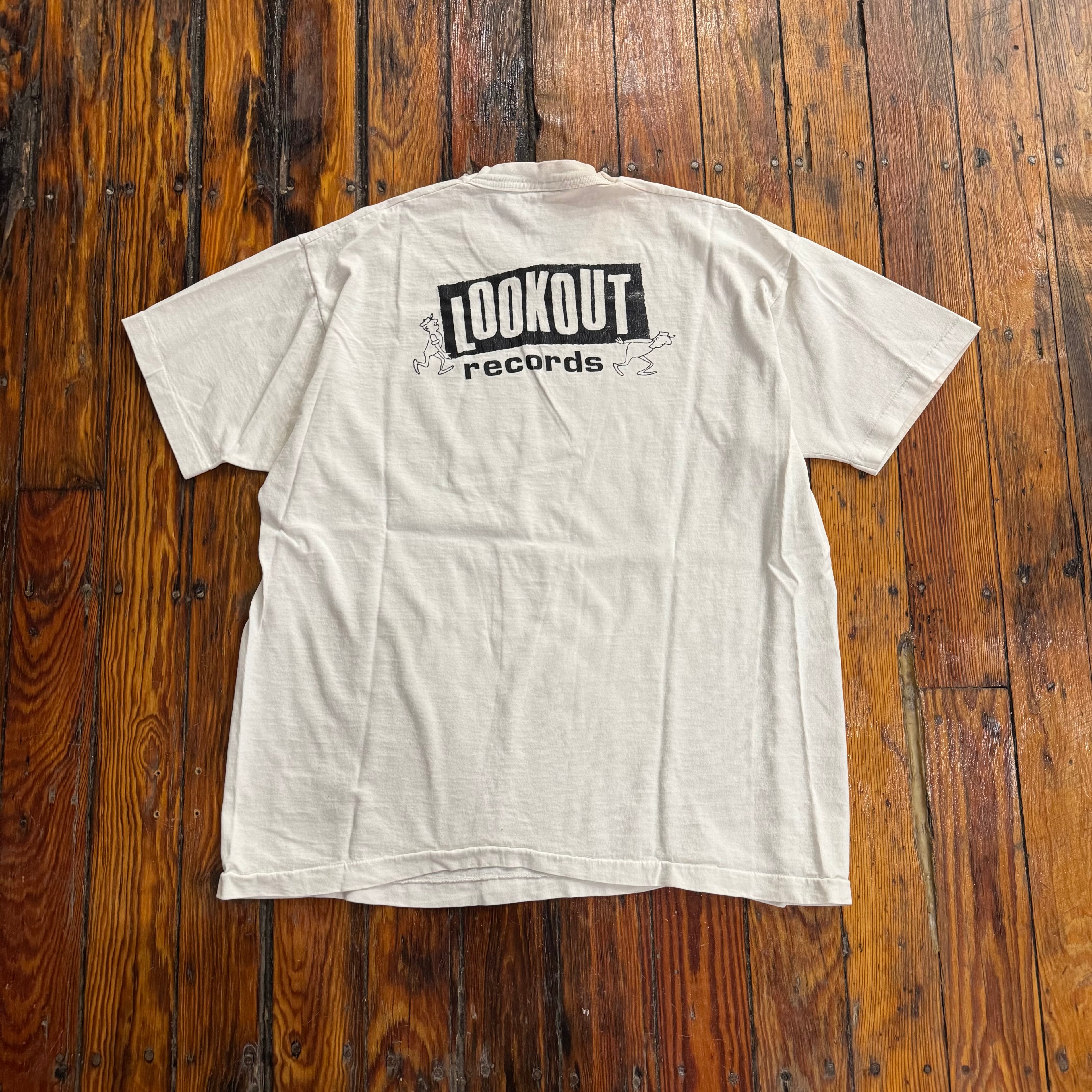 Groovie Ghoulies Lookout Records Alien World Contact Day T-shirt Sz L