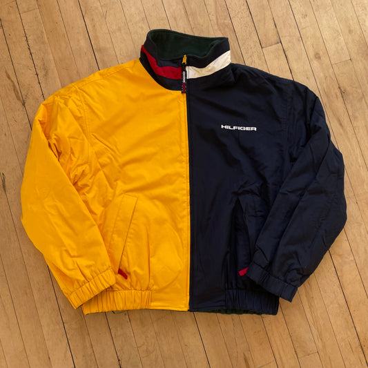 90s Tommy Hilfiger Reversible Jacket Sz L