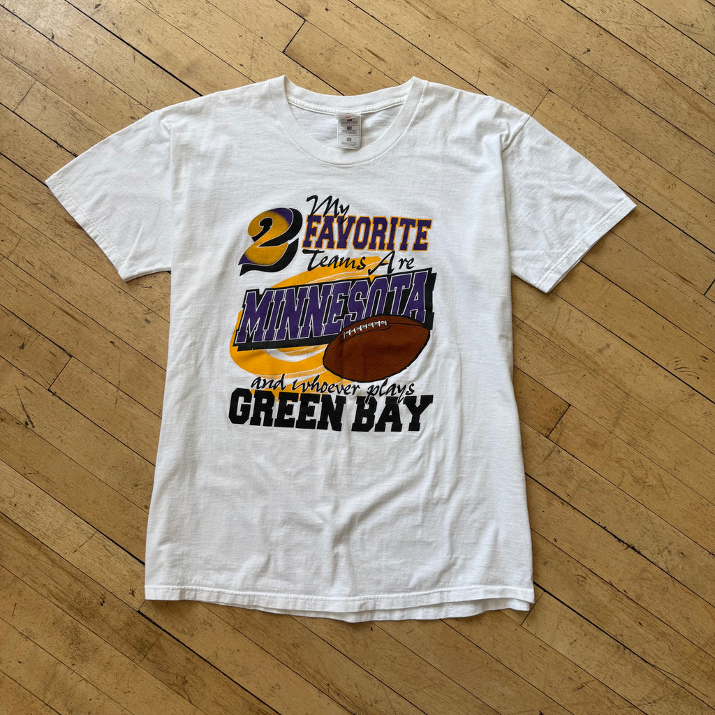 My two favorite teams are Vikings & … T-shirt Sz L