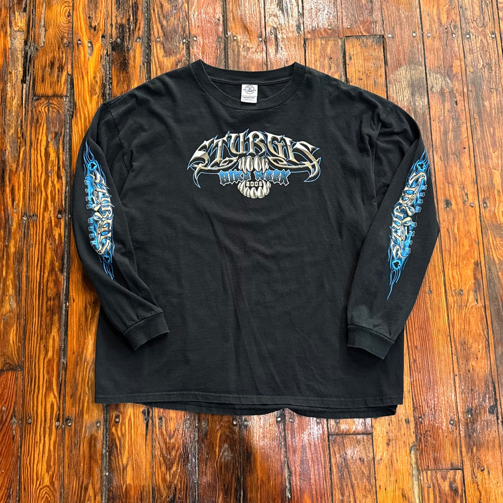 Y2K Strugis Bike week Long sleeve T-shirt Sz XL