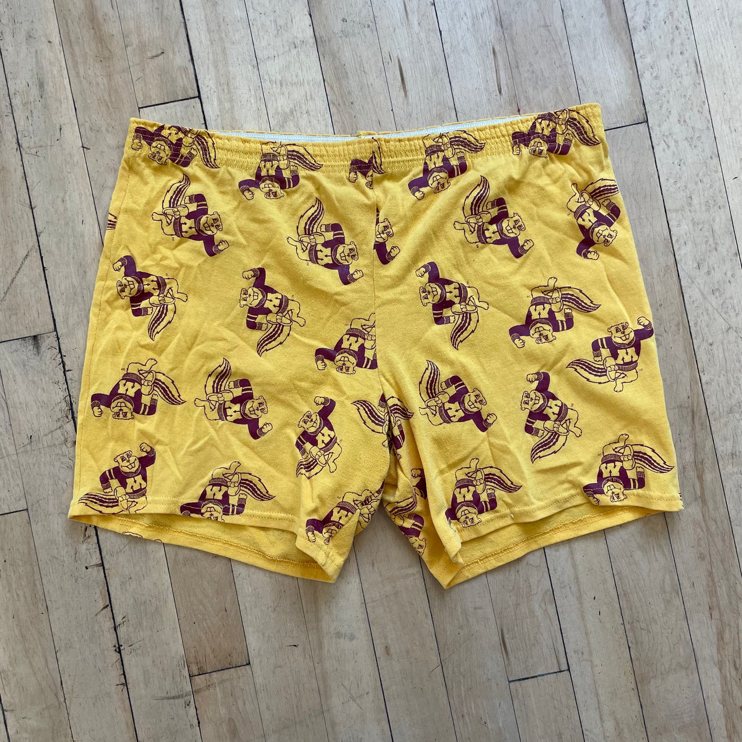 90s Signature Sports Gophers Lounge Shorts Sz L