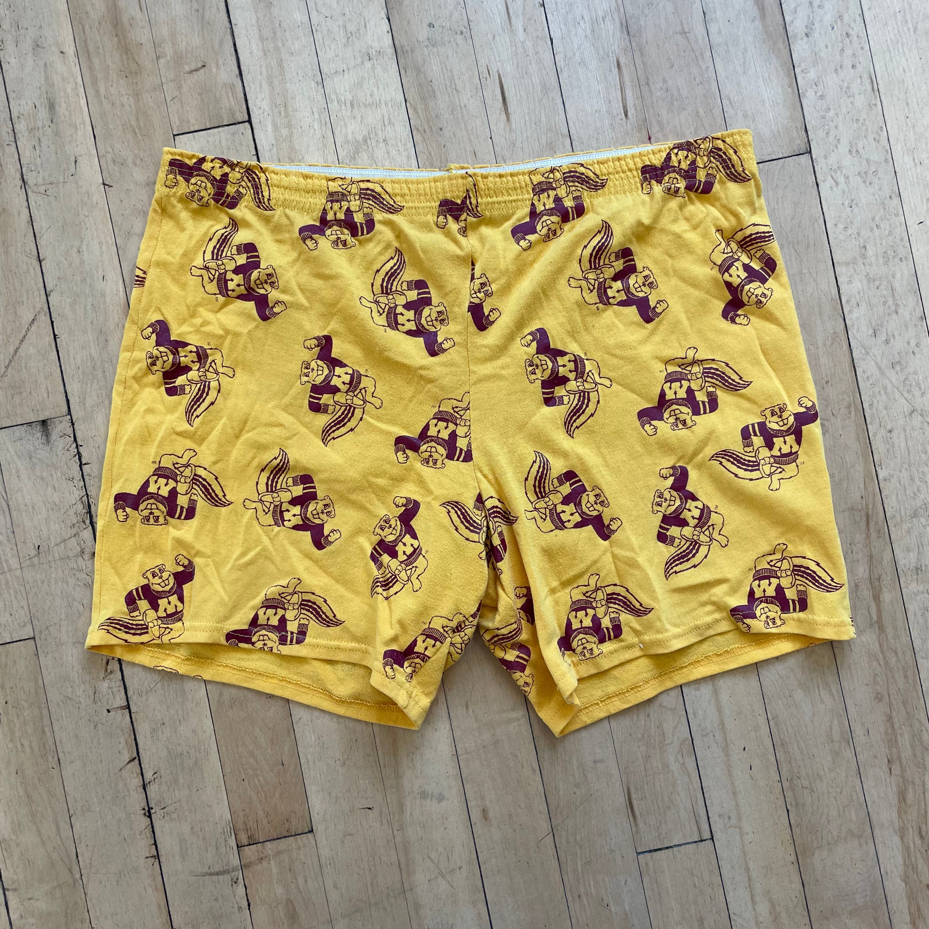 90s Signature Sports Gophers Lounge Shorts Sz L