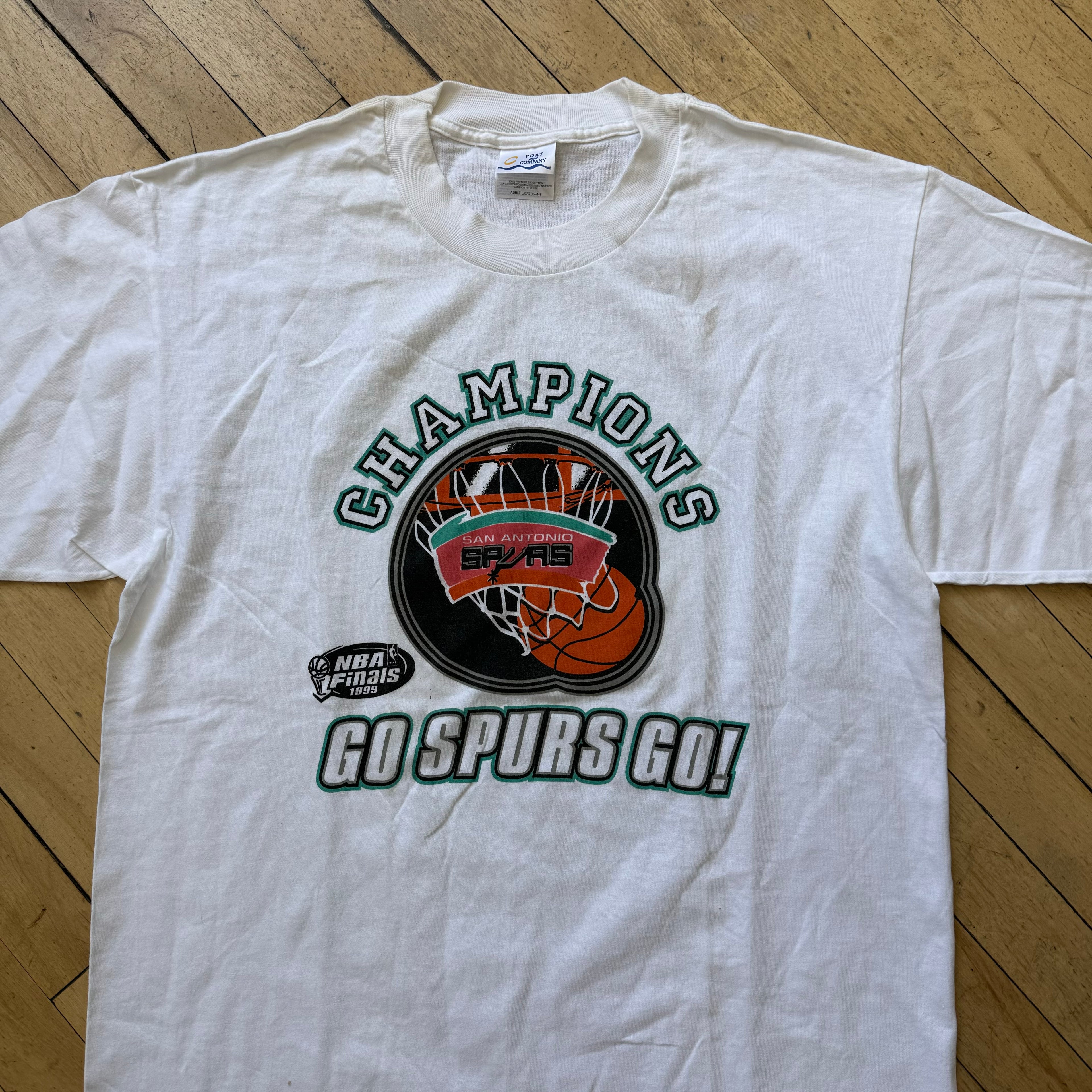Vintage San Antonio Spurs Champions T-shirt Sz L
