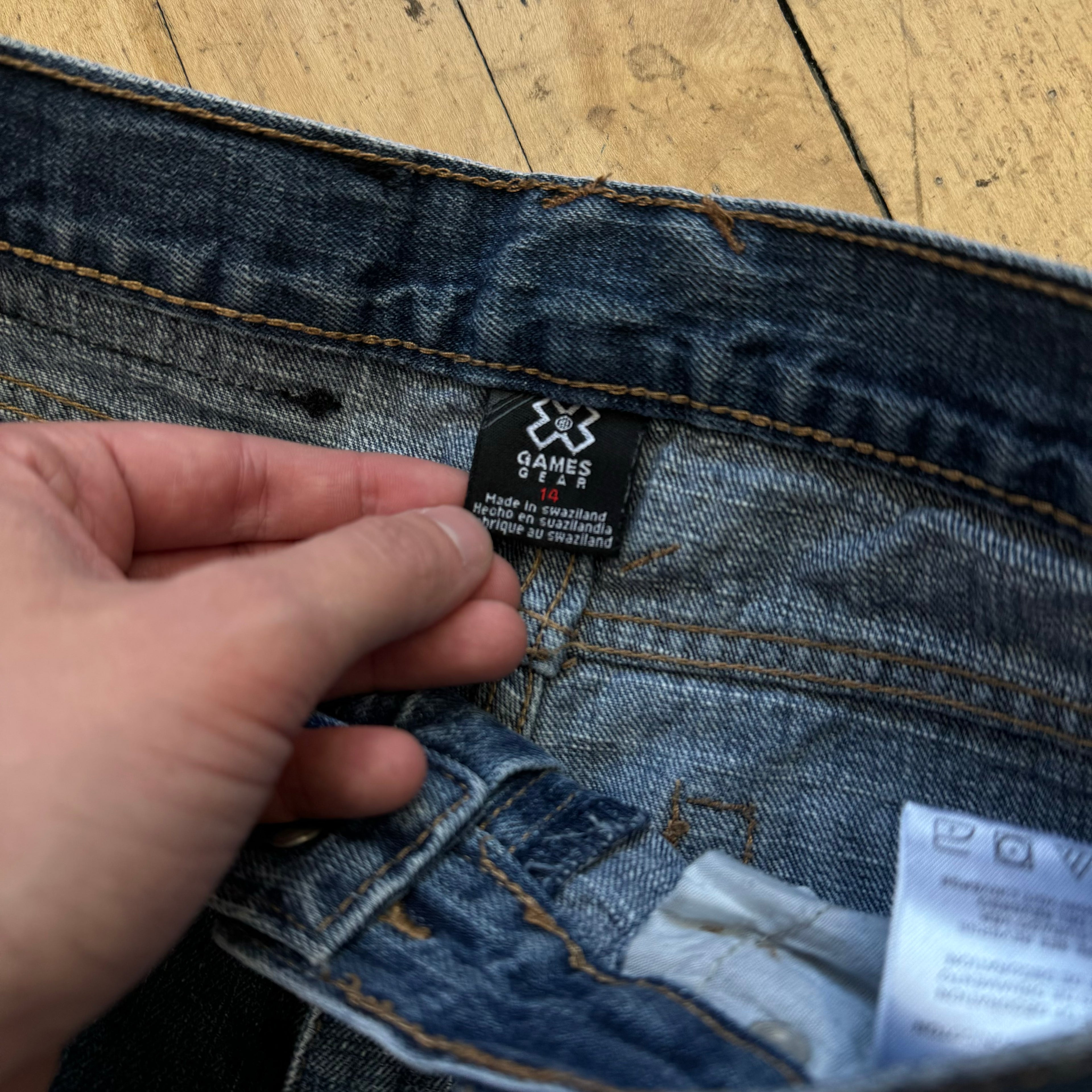 Y2K X Games Denim Jeans Sz YTH 14