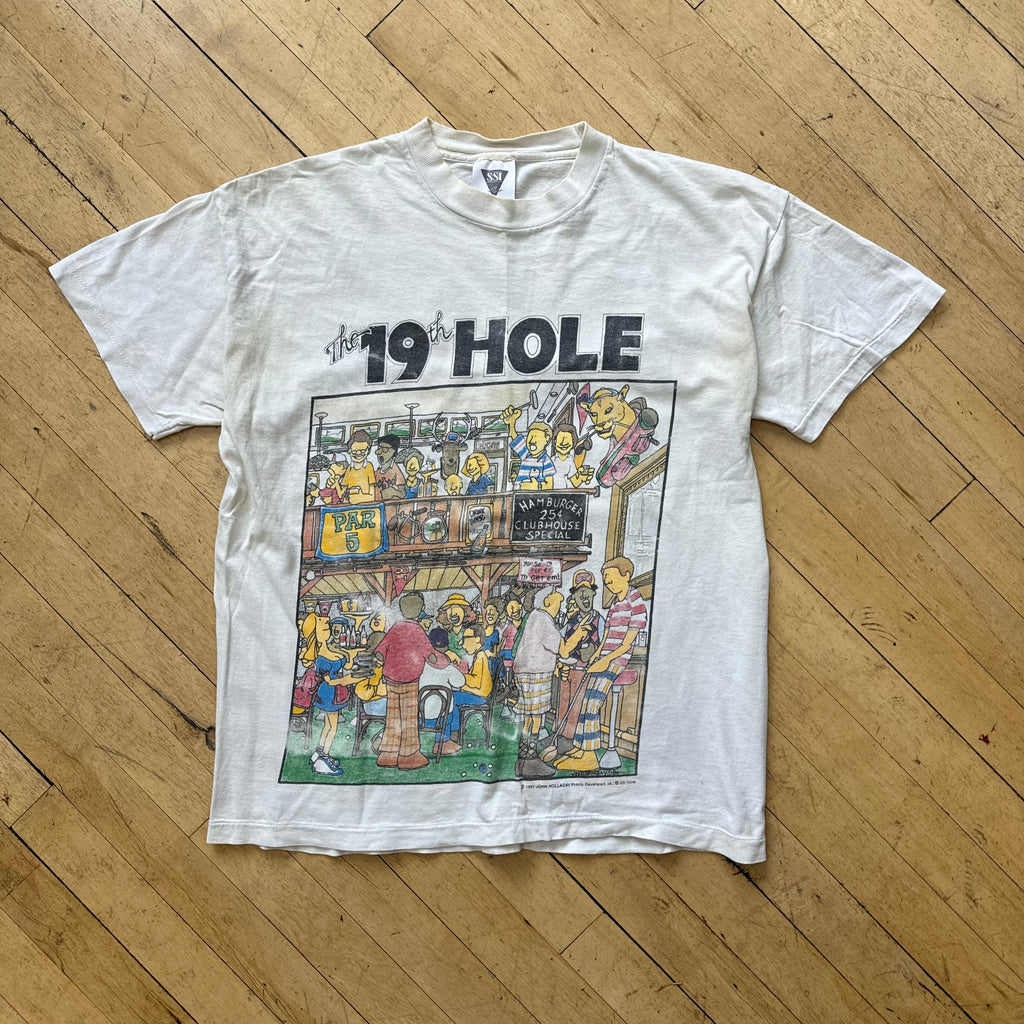 Vintage 19th Hole Golf T-shirt Sz M