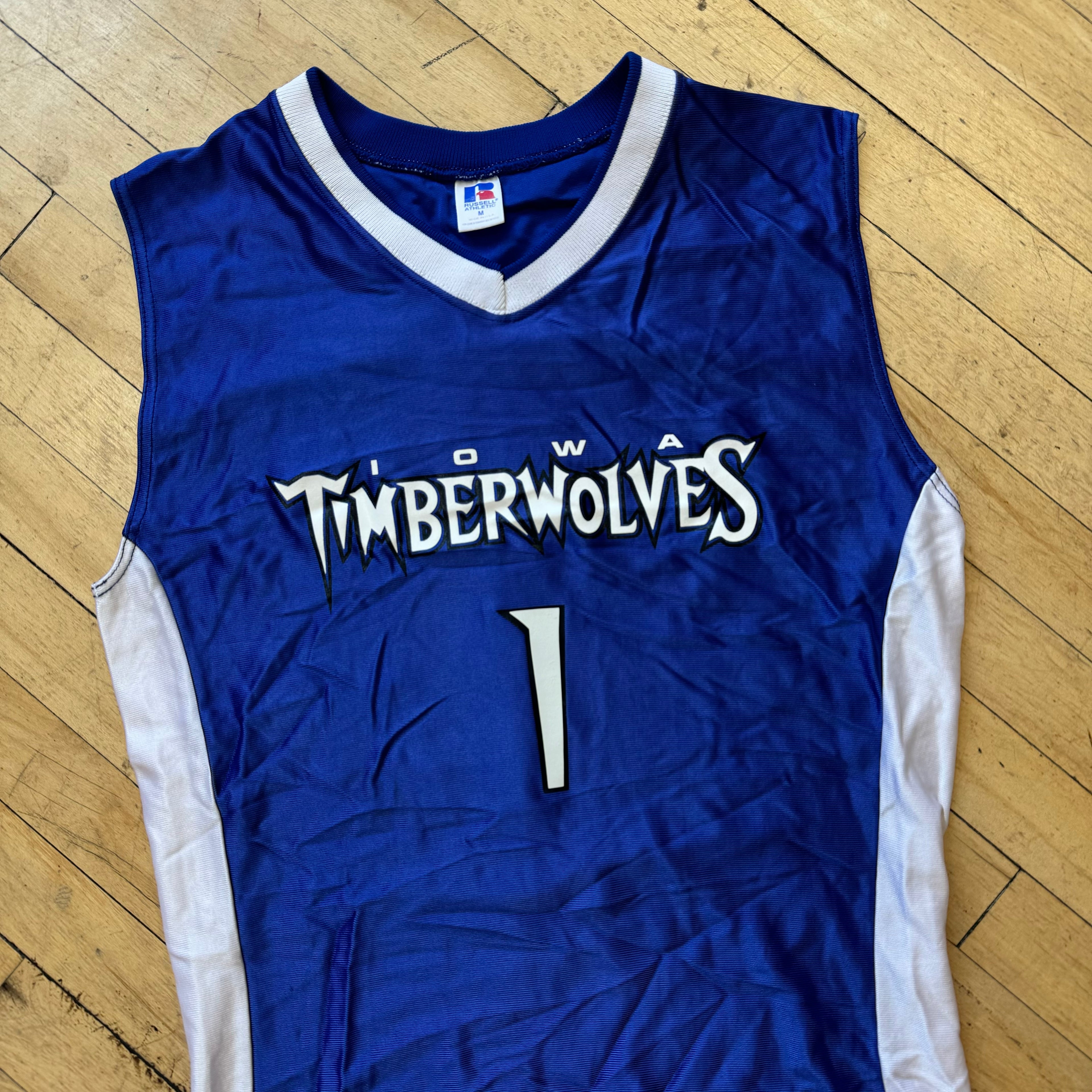 Vintage Iowa Timberwolves Jersey Sz M