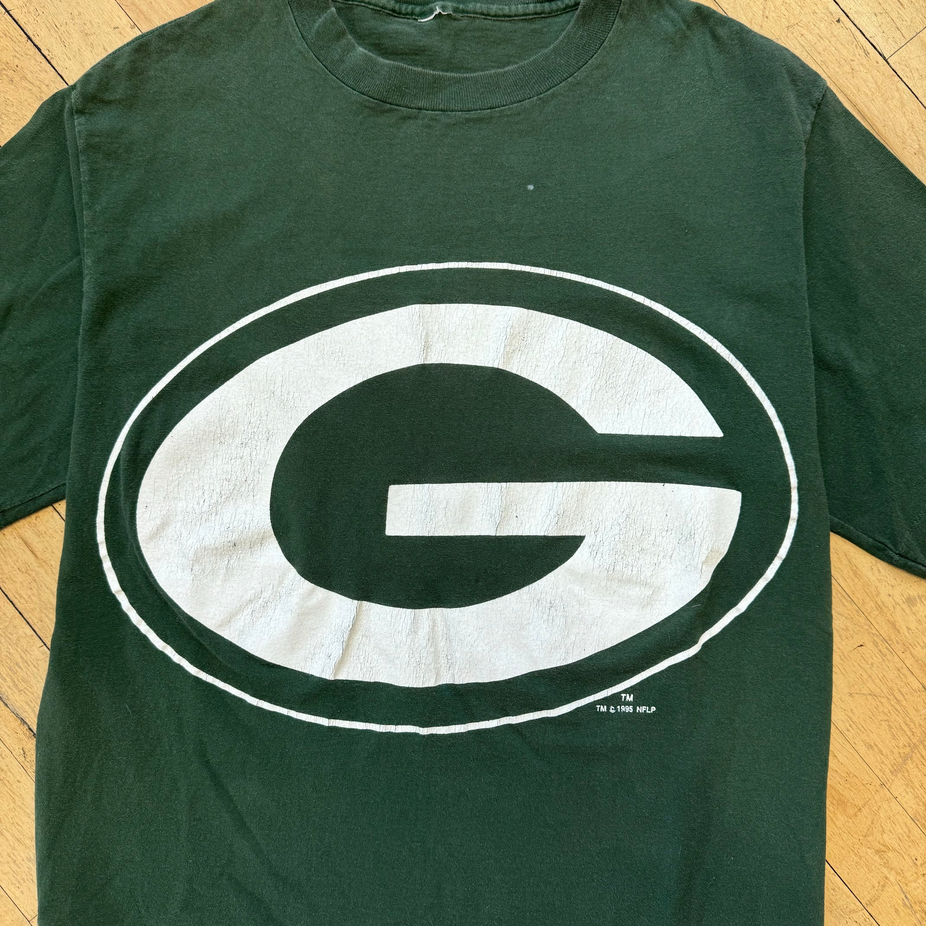 Vintage Green Bay Packers Big logo T-shirt Sz XL