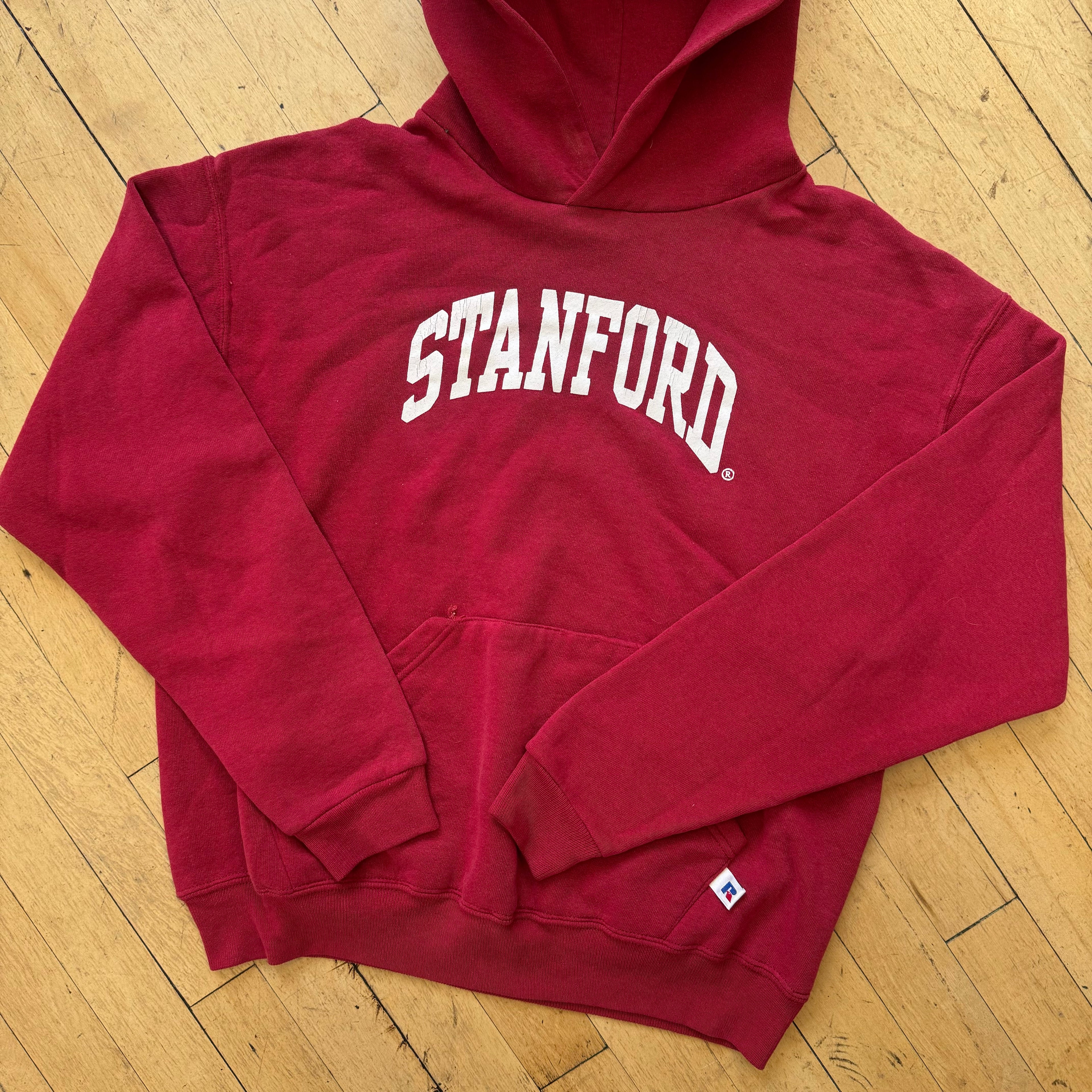 Vintage Stanford Russell Hoodie Sz S
