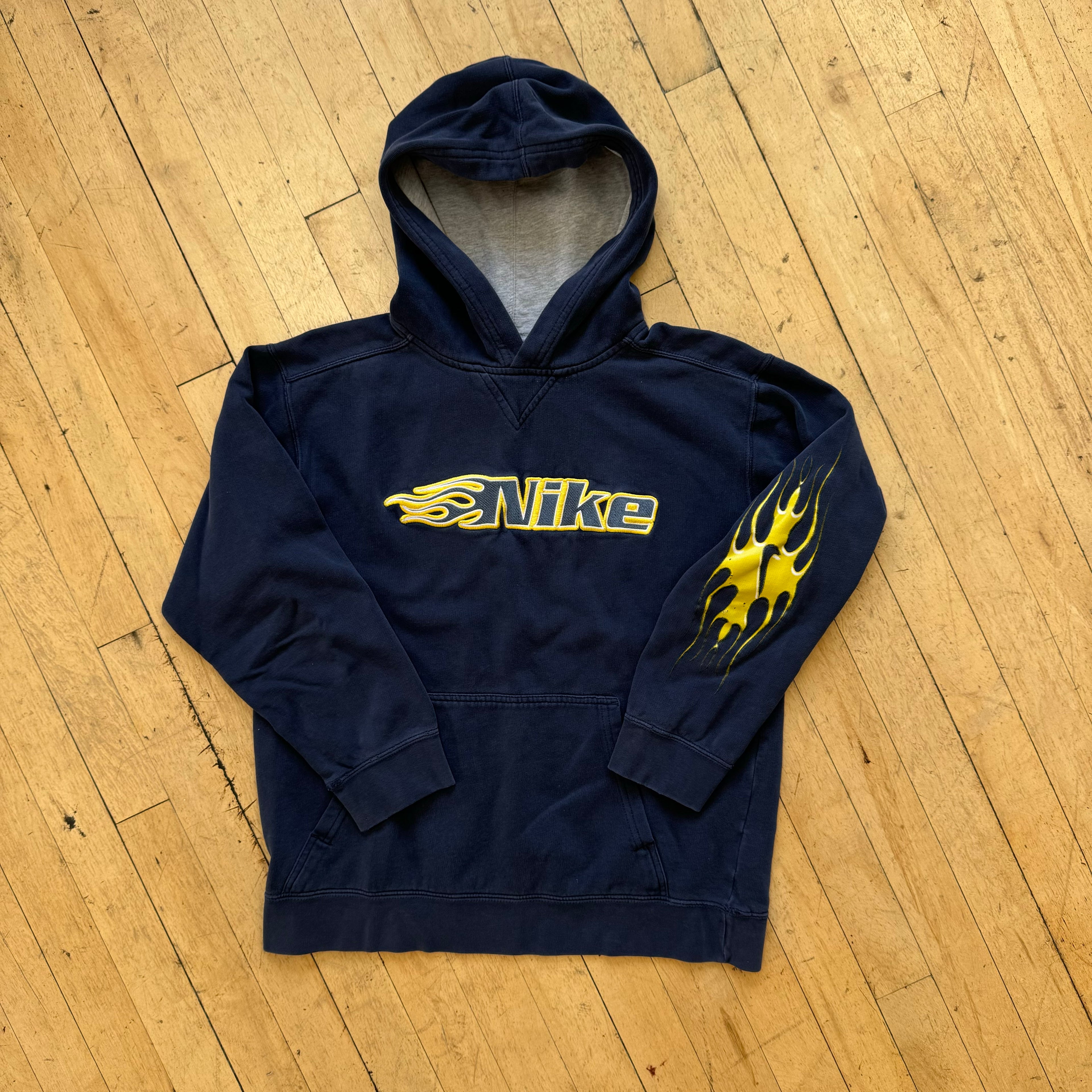 Y2K Nike Flame Hoodie Sz S