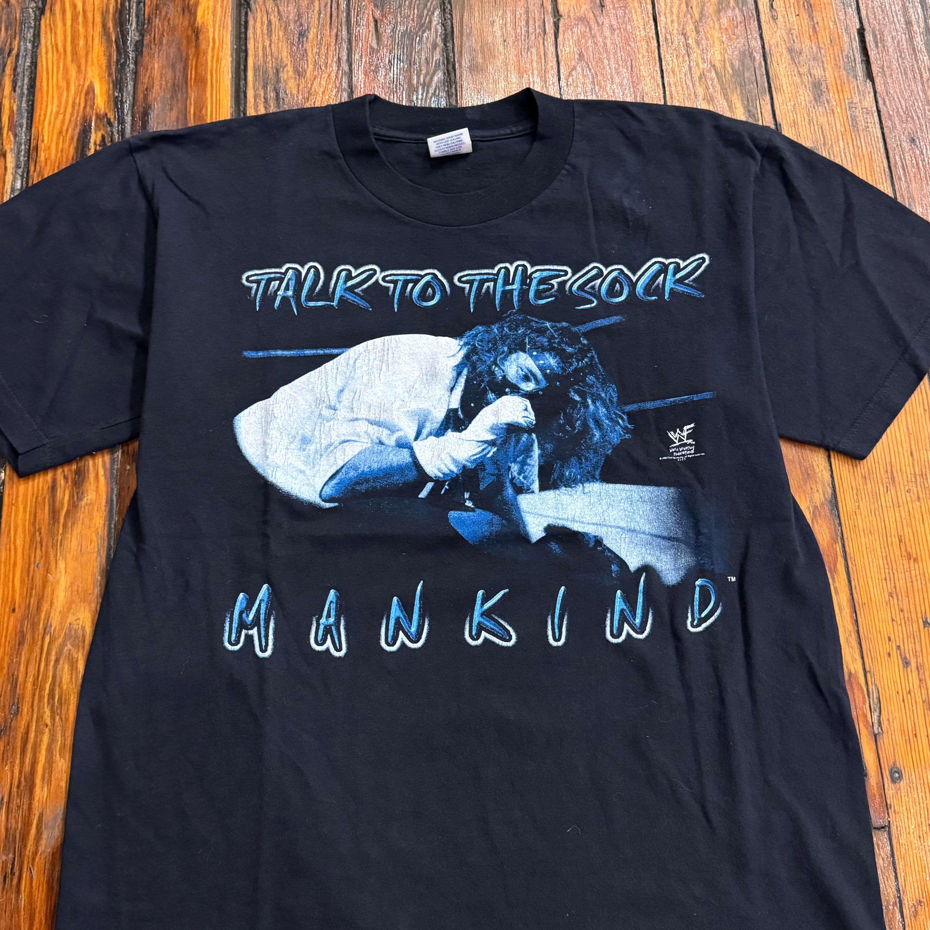 Vintage WWF ManKind T-shirt Sz L