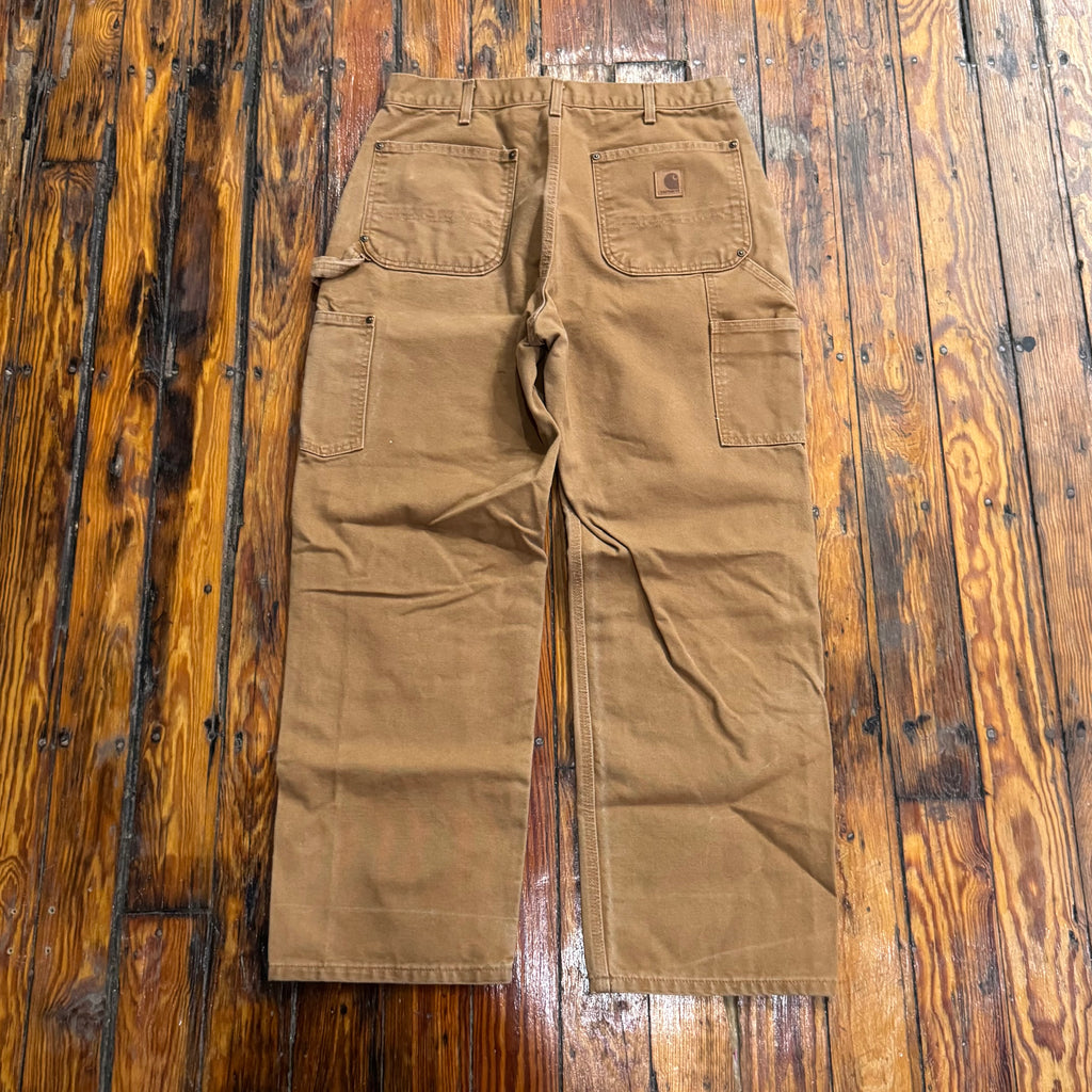 Vintage Carhartt Denim Double Knee Jeans Sz 33x30