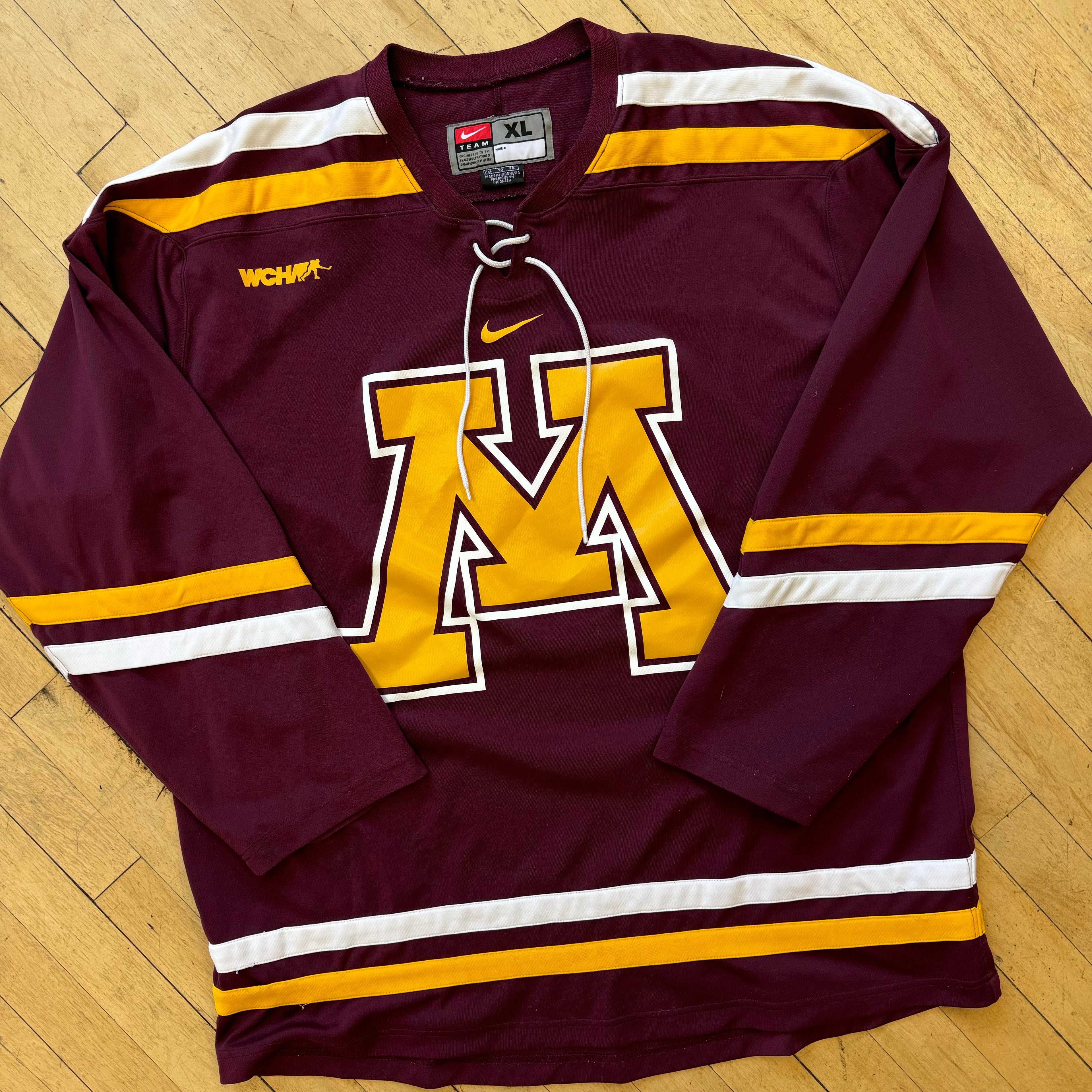 Vintage Minnesota Gophers Hockey Jersey Sz XL