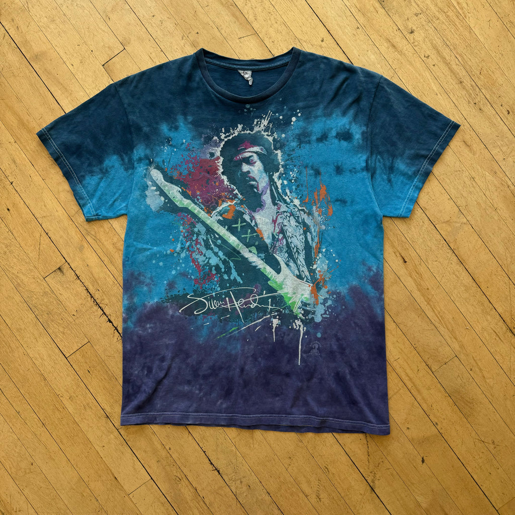 Y2K Jimmi Hendrix Tye Die T-shirt Sz L