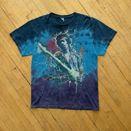 Y2K Jimmi Hendrix Tye Die T-shirt Sz L