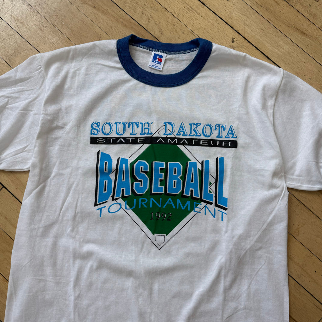Vintage South Dakota Baseball Tournament T-shirt Sz L